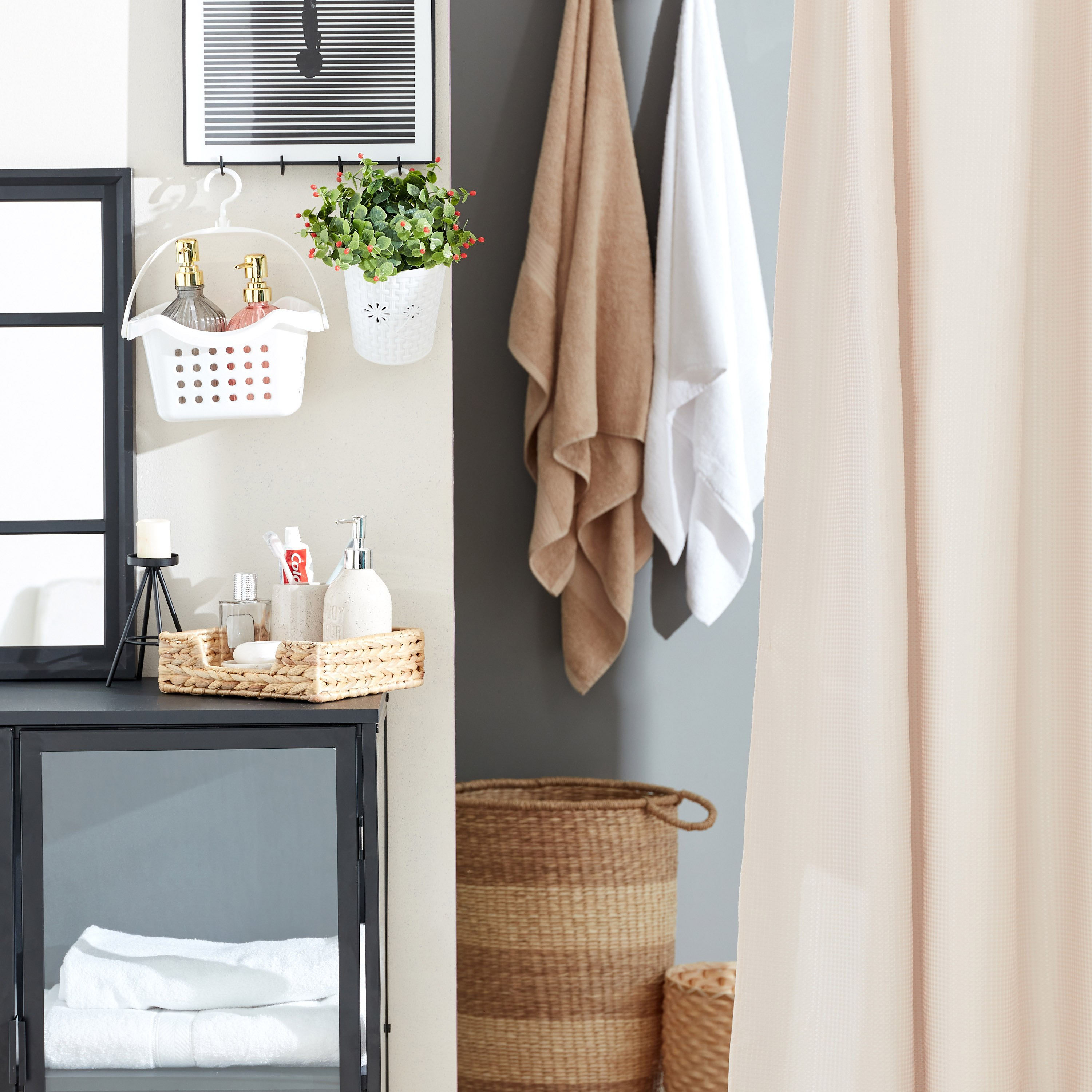 حامل متعدد الاستخدامات بخطاف تعليق من إليت -12x12x14 سم-hbxhomeware-hbxbathroom-image-6