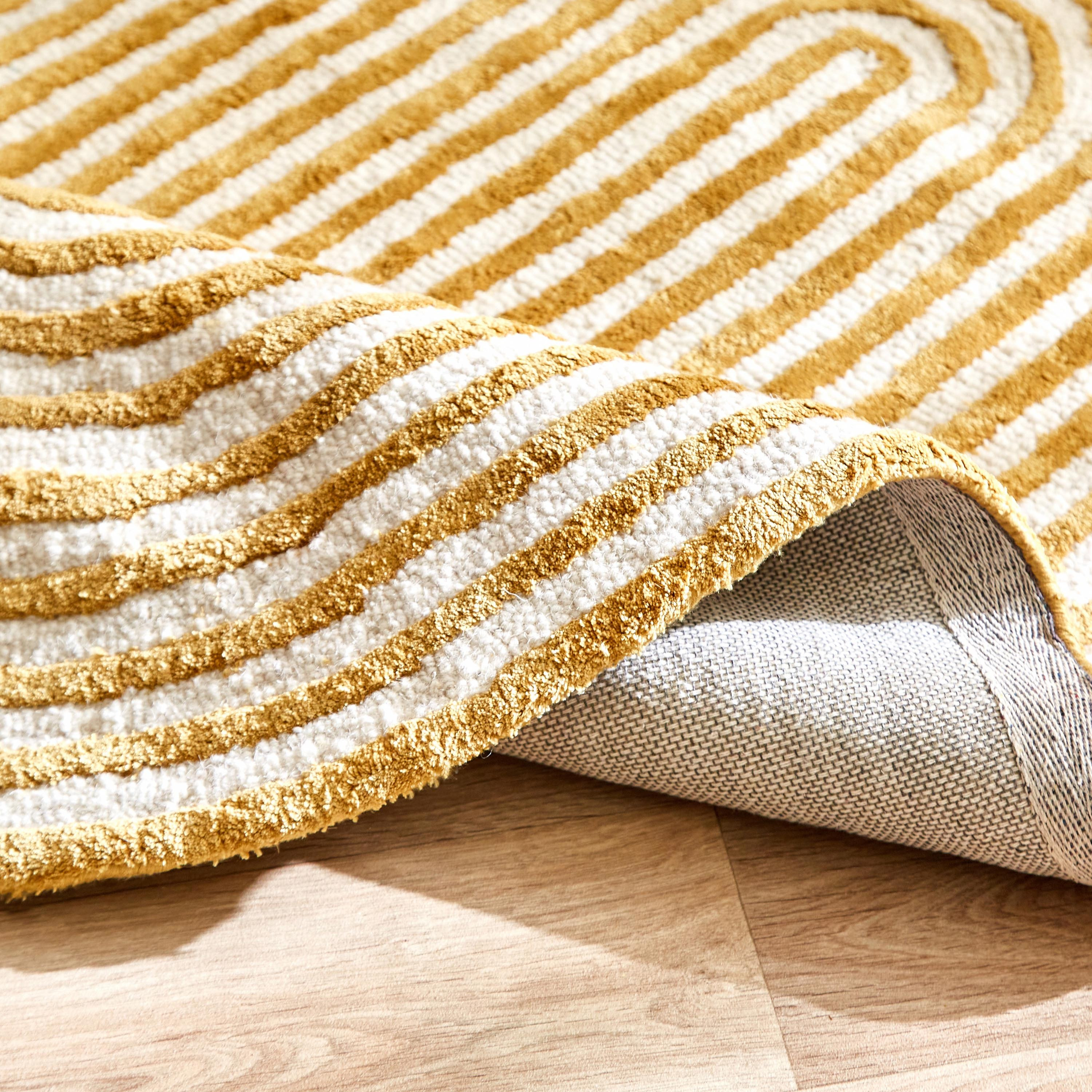 سجادة يدوية من الصوف والفسكوز من أمبريدج - 80x150 سم-hbxdecorandfurnishings-floorcoverings-rugs-image-4