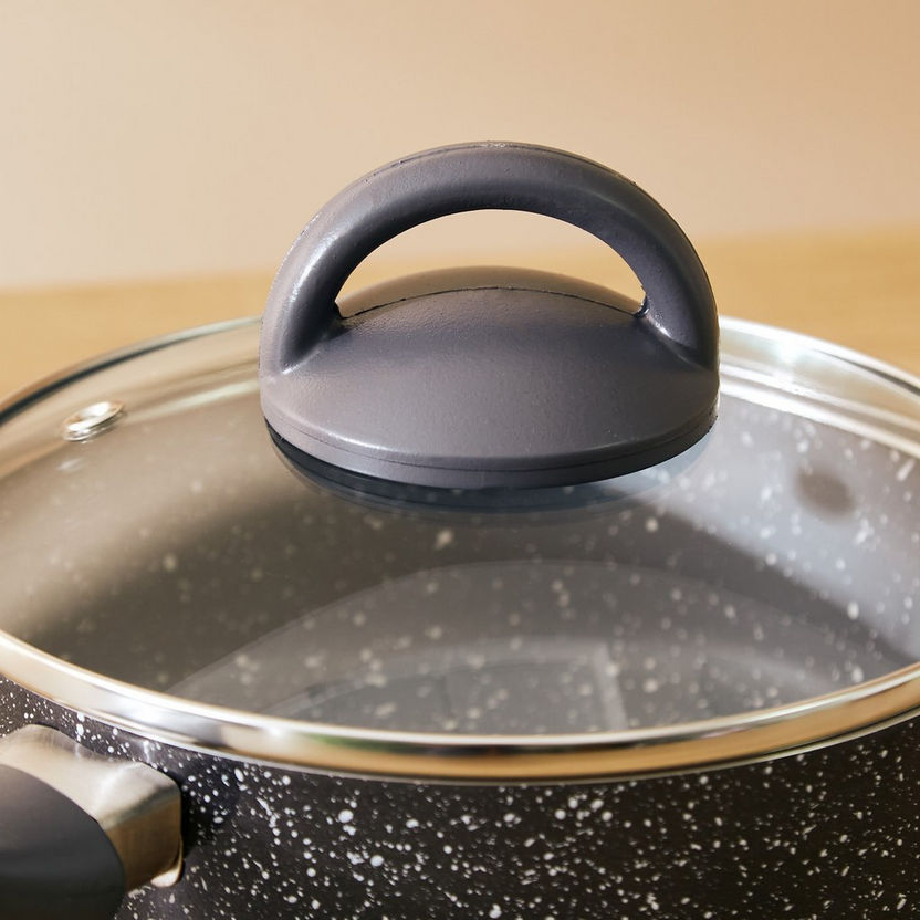 Onyx Non-Stick Saucepan with Lid and Induction Base - 18 cm-Food Preparation-image-3