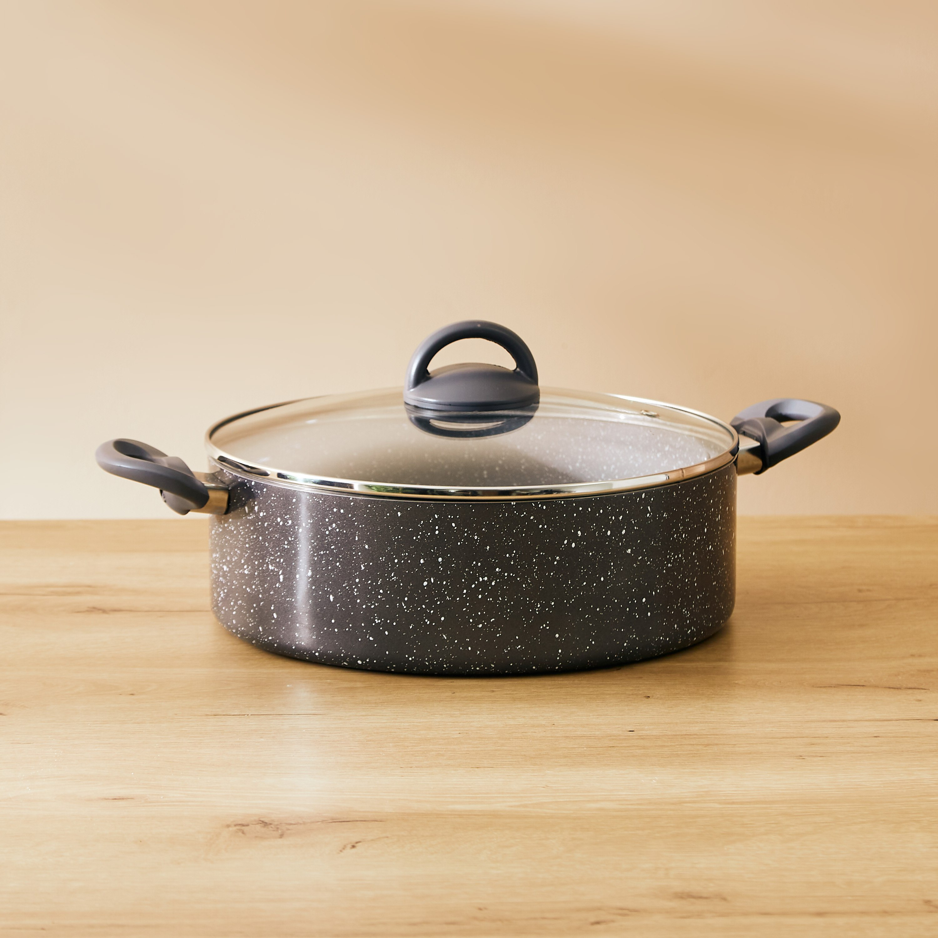 كسرولة بغطاء وقاعدة حث من أونيكس - 28 سم-hbxkitchen-kitchenware-foodpreparation-image-1
