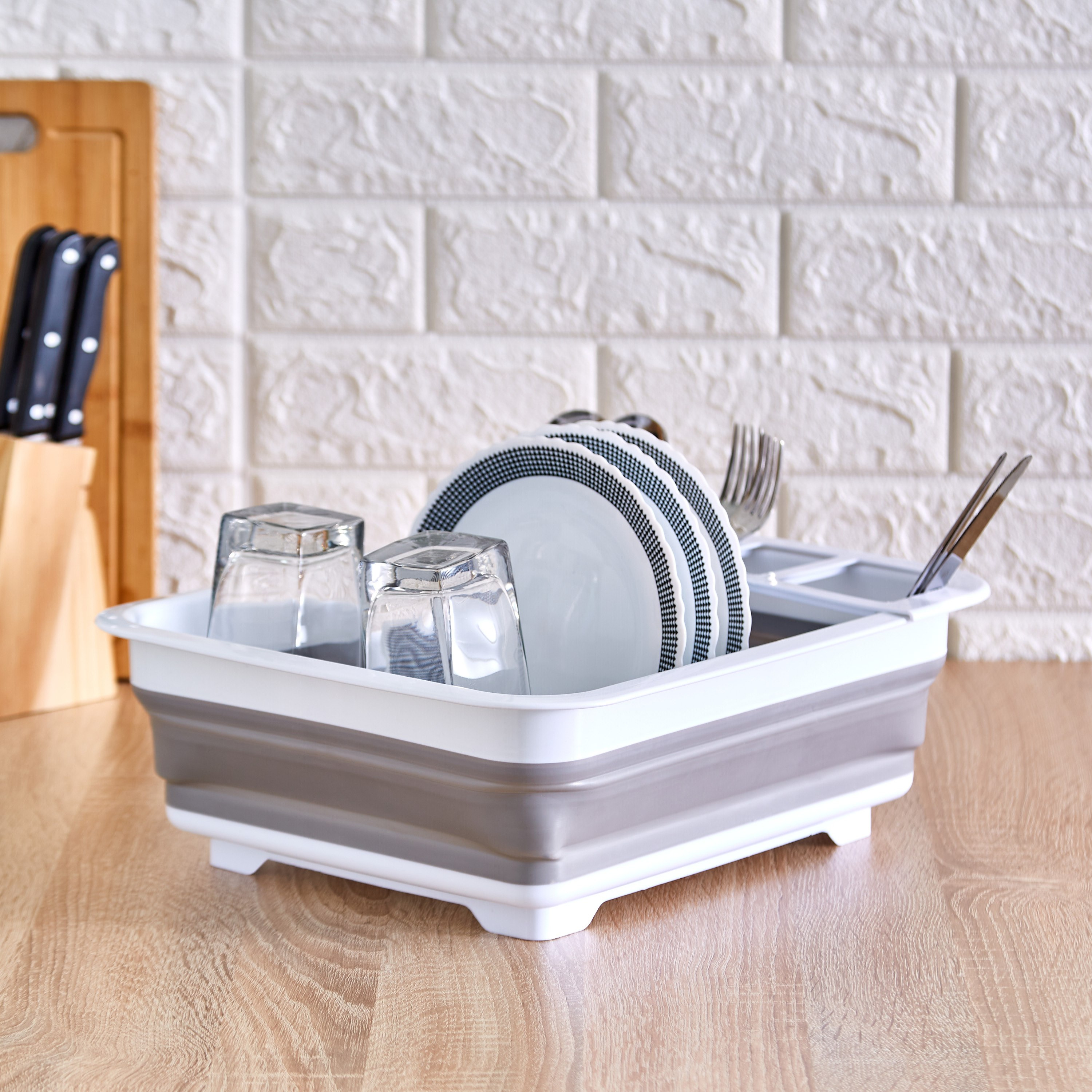 سلّة تجفيف أطباق قابلة للطي من أتش بي أس أو - 36×30.5×22.5 سم-hbxkitchen-kitchenware-kitchenaccessories-image-1