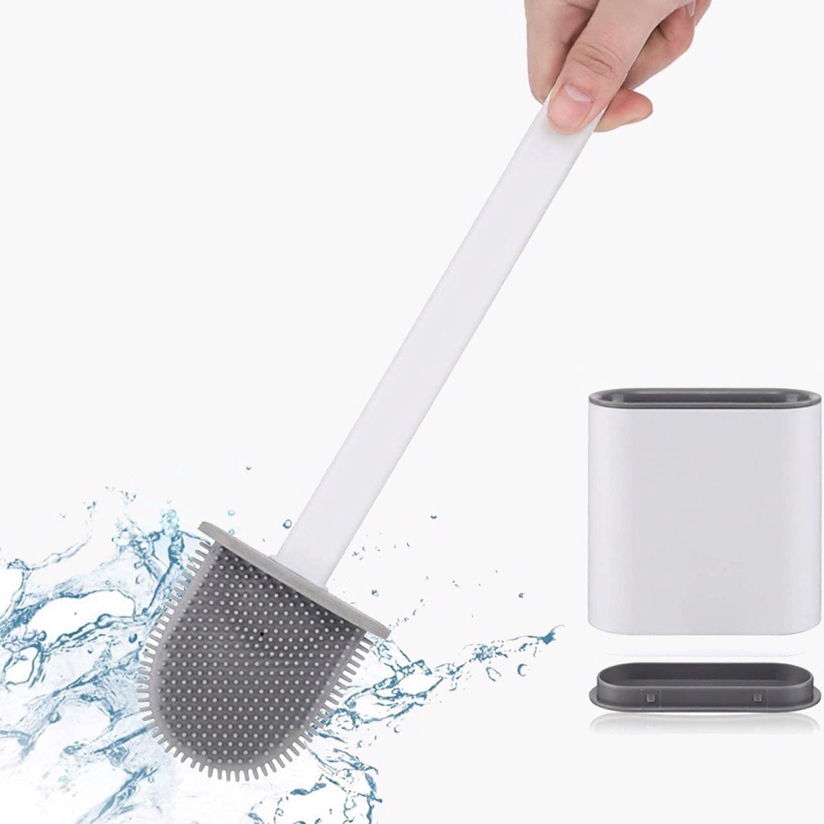 فرشاة مرحاض سيليكون مع حامل من أتش بي أس أو-hbxbathroom-laundry-cleaningaccessories-image-5