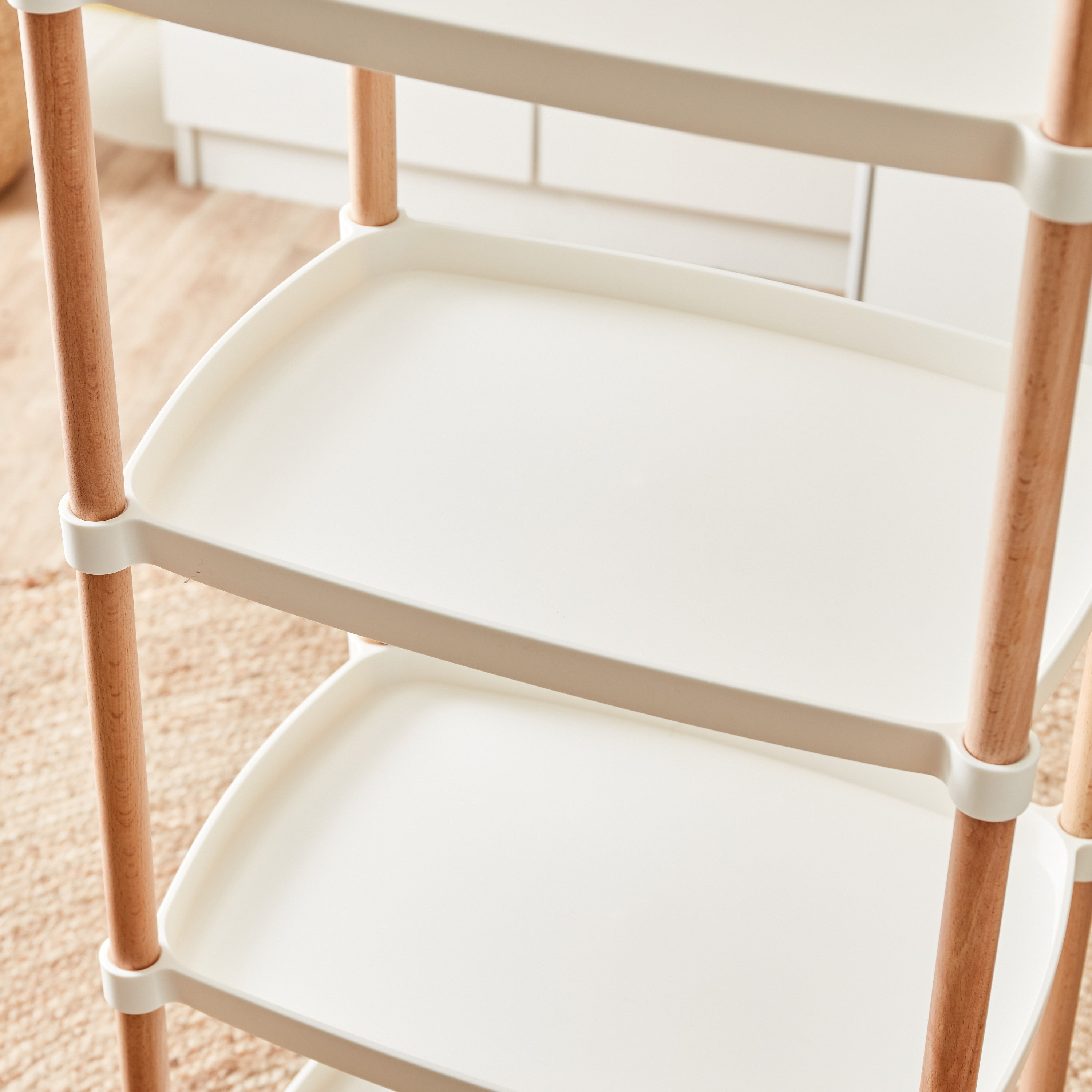 رف تخزين متعدد الأغراض 5 مستويات من بيانكا - 46x33x126 سم-hbxlivingroom-tablesandstands-servingtrolleys-image-4