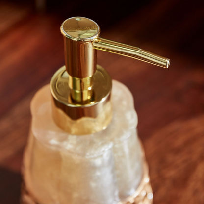 Pearl Polyresin Soap Dispenser - 7x20 cms