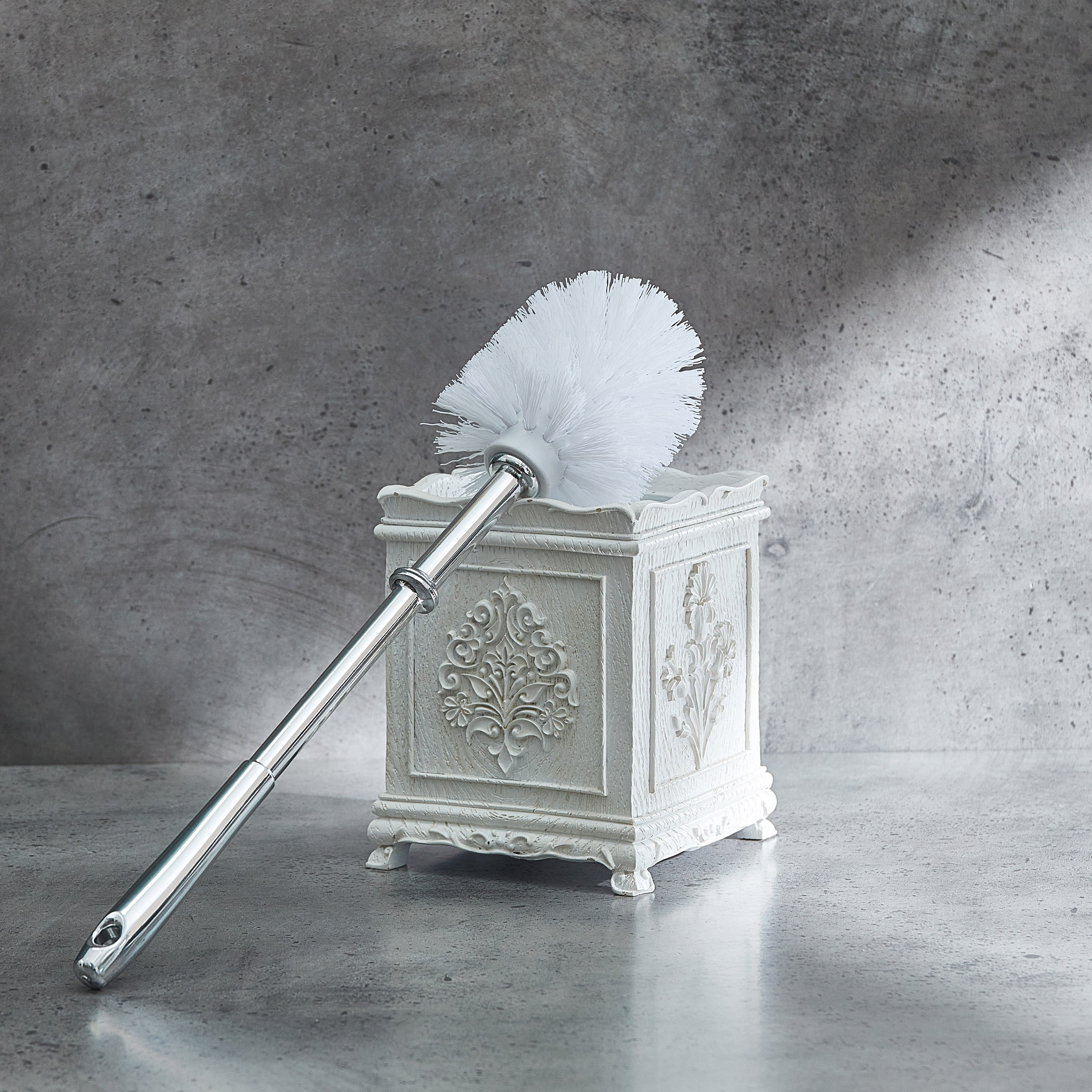 فرشاة حمام بوليستون مع حامل من جايد - 11.5x13.5 سم-hbxdecorandfurnishings-bathroomaccessories-bathroomsets-image-2