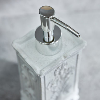 Jade Polystone Soap Dispenser - 7.5x20 cms
