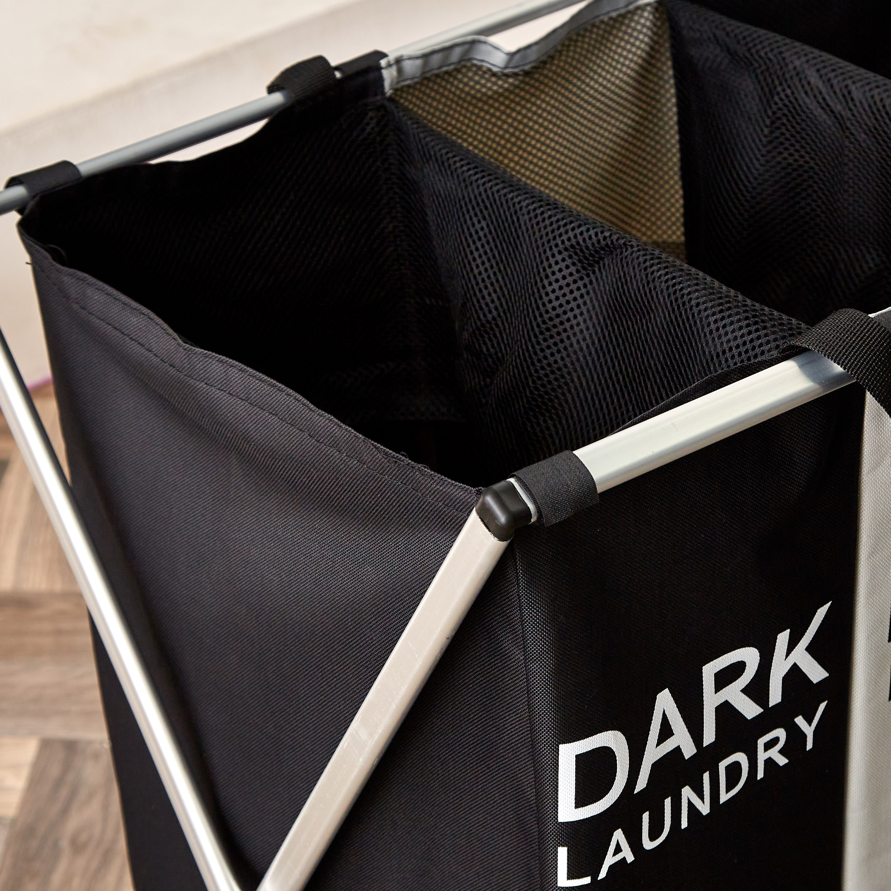 سلّة غسيل 3 أقسام من بيانكا - 54x32x47 سم-hbxbathroom-bathroomstorage-laundryhampers-image-4