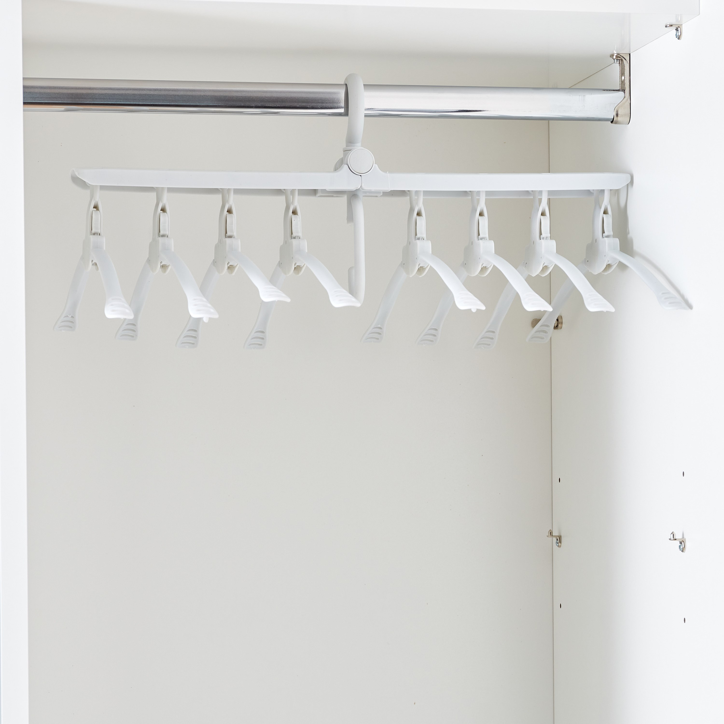 علّاقات ملابس قابلة للطي 8 في 1 من أتش بي أس أو - 34x16x17 سم-hbxhomeware-bathandlaundry-clothesdryingracks-image-2