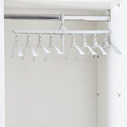 HBSO 8 in 1 Foldable Cloth Hanger-34x16x17cms