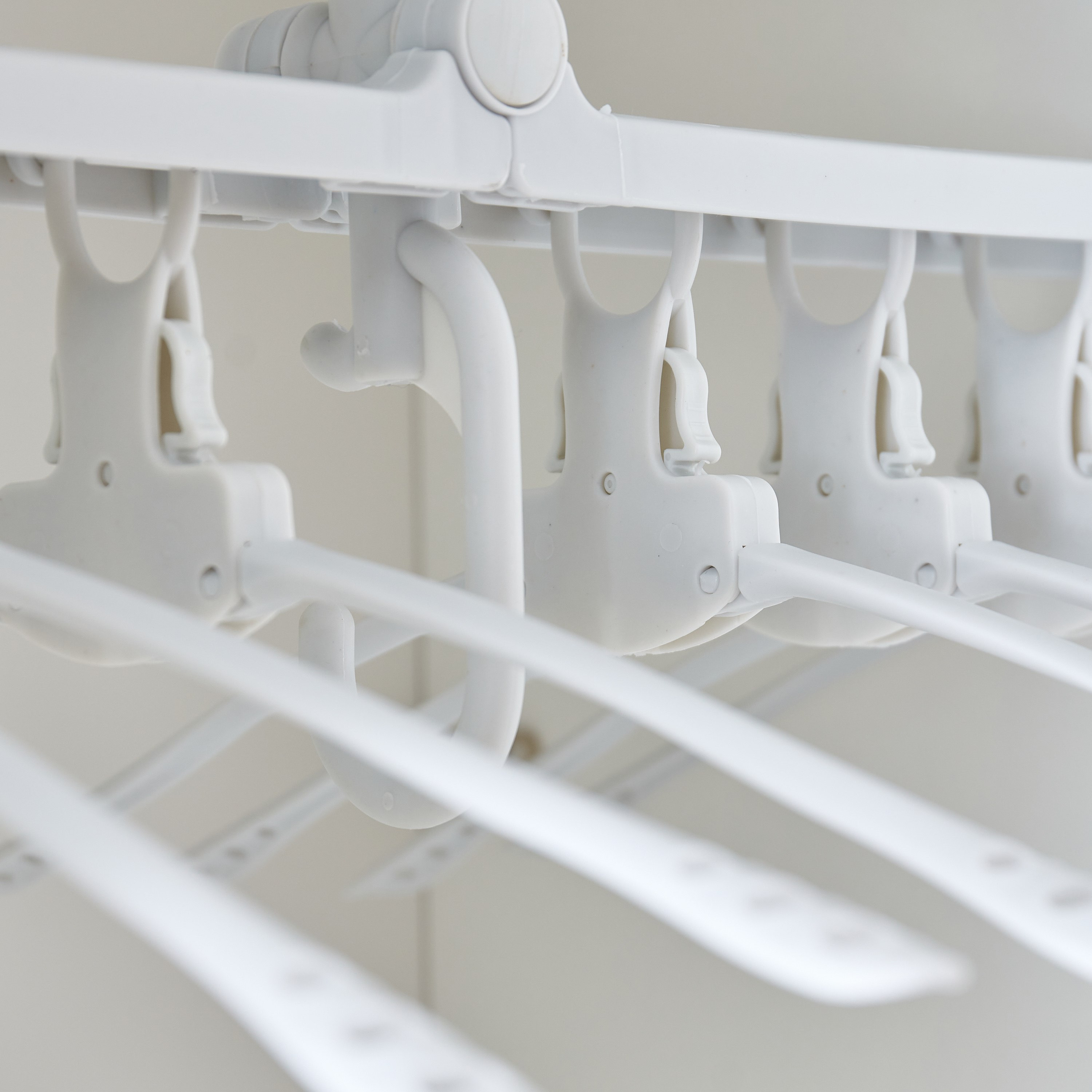 علّاقات ملابس قابلة للطي 8 في 1 من أتش بي أس أو - 34x16x17 سم-hbxhomeware-bathandlaundry-clothesdryingracks-image-3
