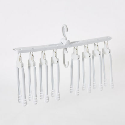 HBSO 8 in 1 Foldable Cloth Hanger-34x16x17cms