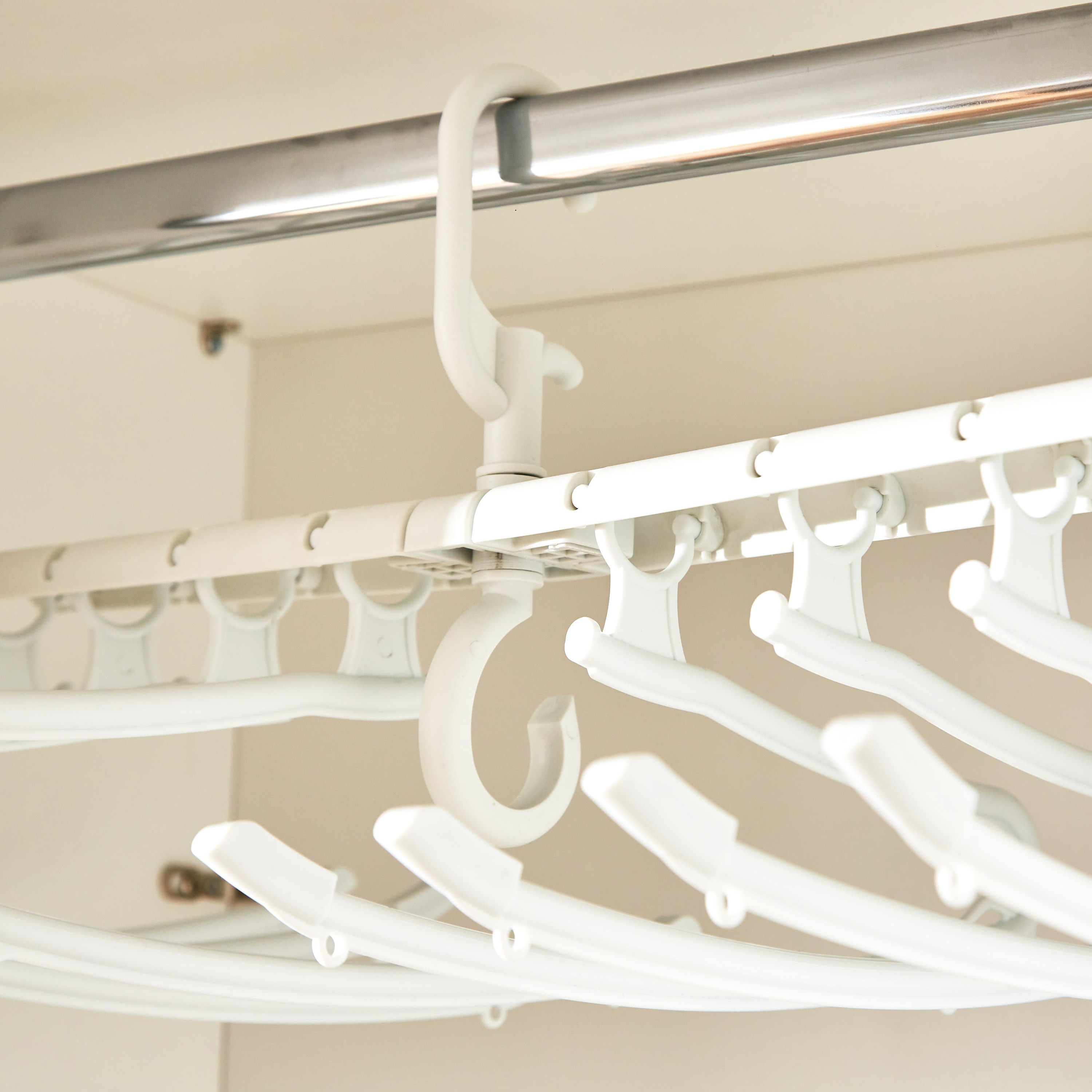 علّاقات ملابس قابلة للطي 8 في 1 من أتش بي أس أو - 34x16x17 سم-hbxhomeware-bathandlaundry-clothesdryingracks-image-4