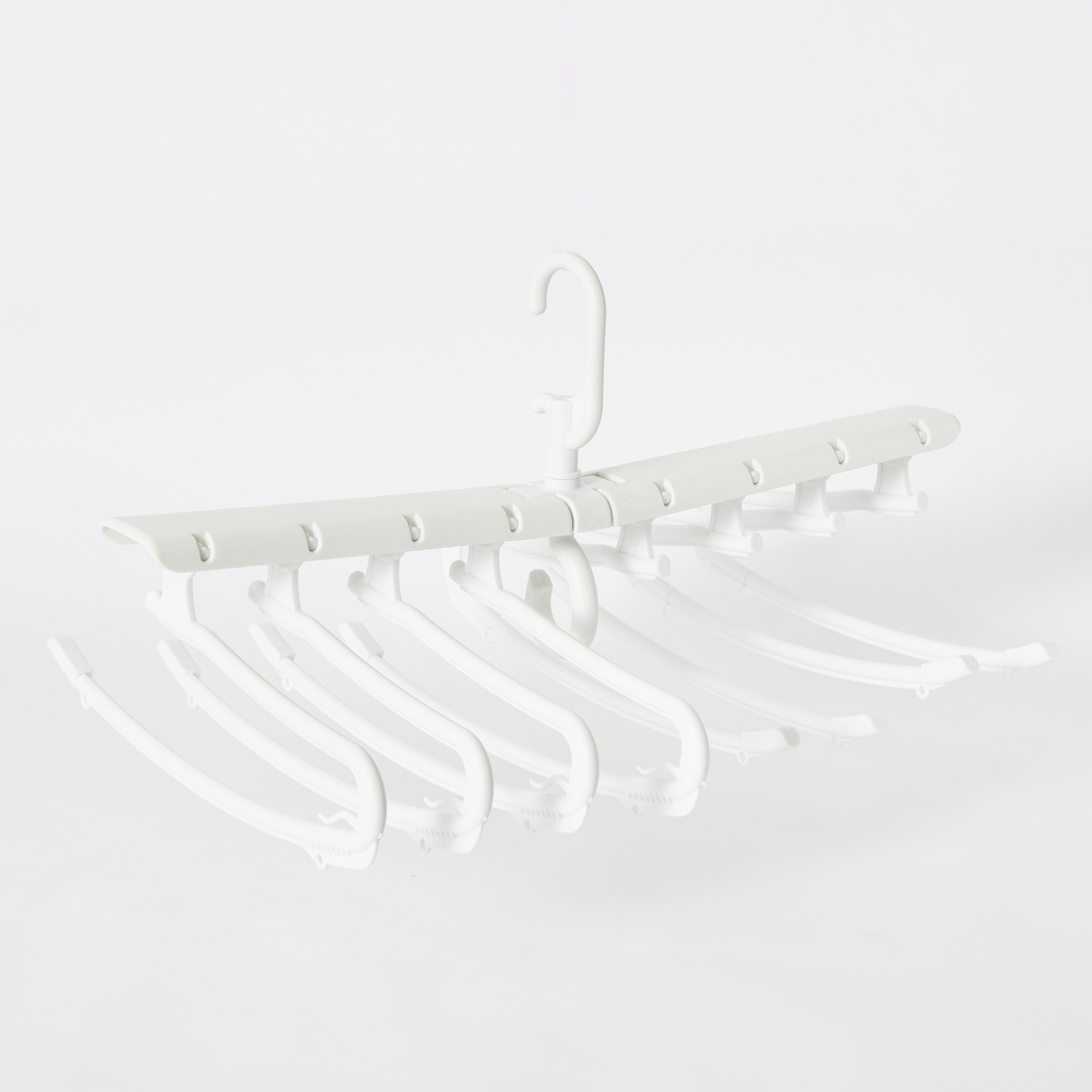علّاقات ملابس قابلة للطي 8 في 1 من أتش بي أس أو - 34x16x17 سم-hbxhomeware-bathandlaundry-clothesdryingracks-image-5