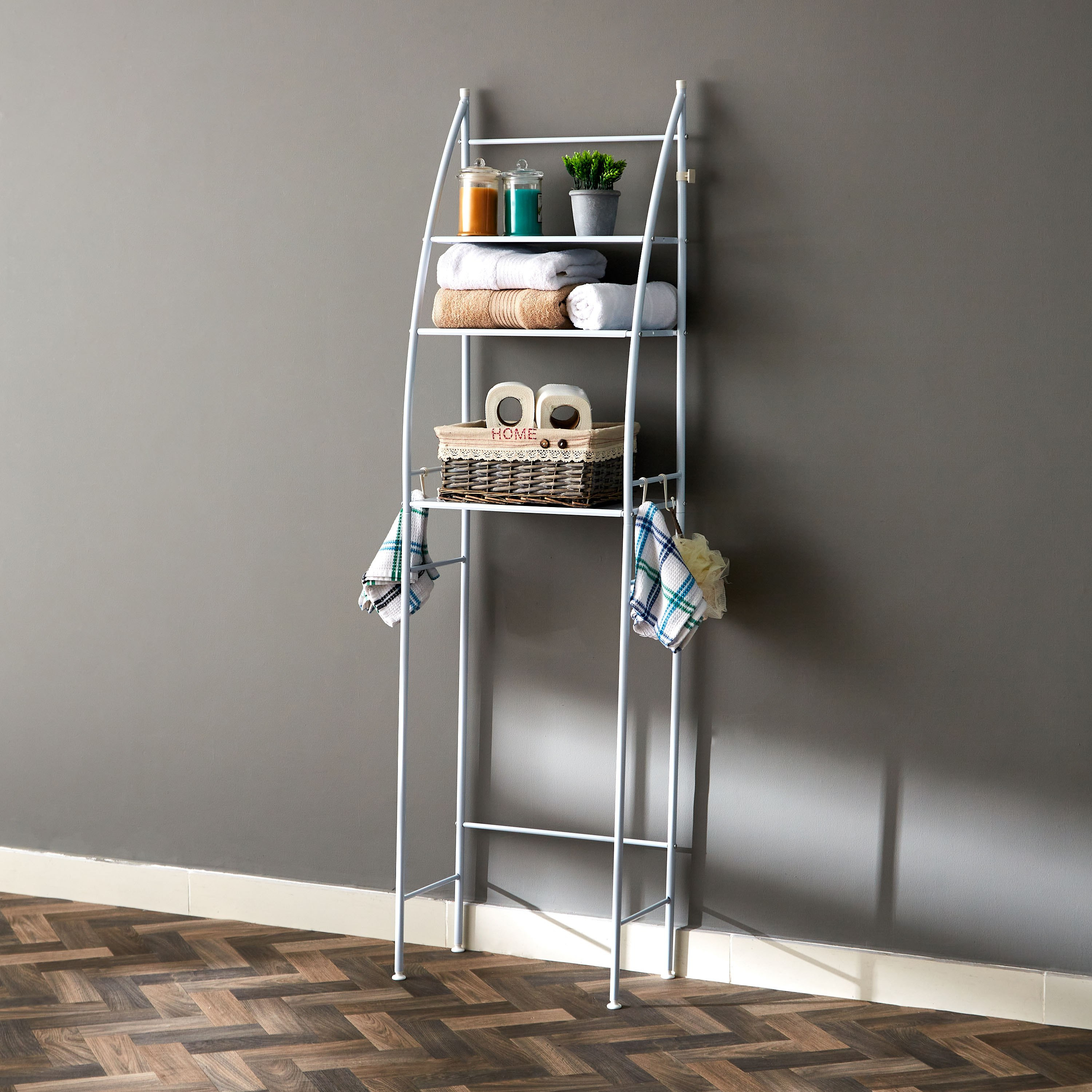 رف تخزين للحمام بـ3 طوابق وتصميم قارب شراعي من بيانكا - 48x25x166 سم-hbxhomeware-hbxbathroom-image-3