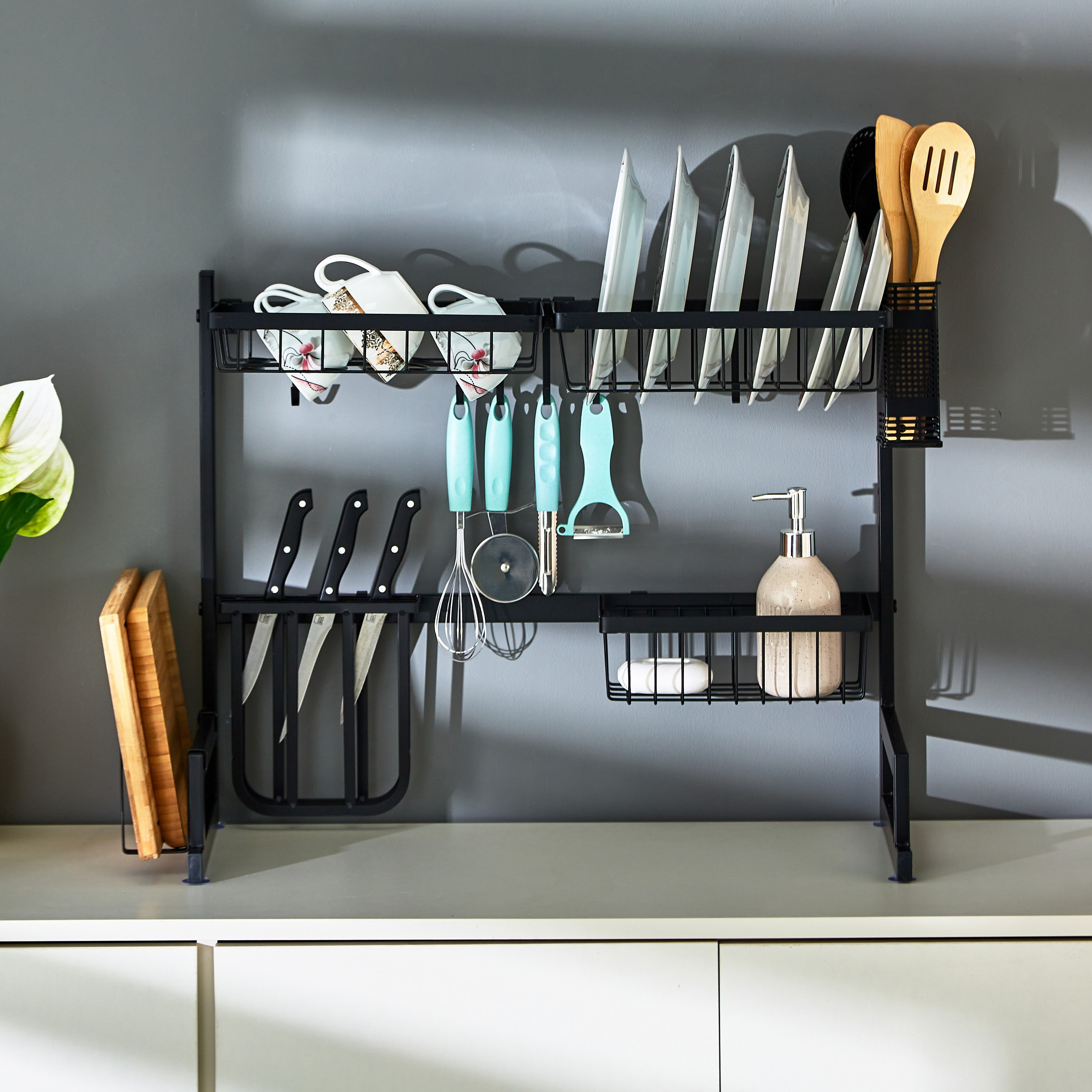 رف تجفيف الصحون للحوض من بيانكا - 65x32x52 سم-hbxhomeware-hbxkitchen-image-2