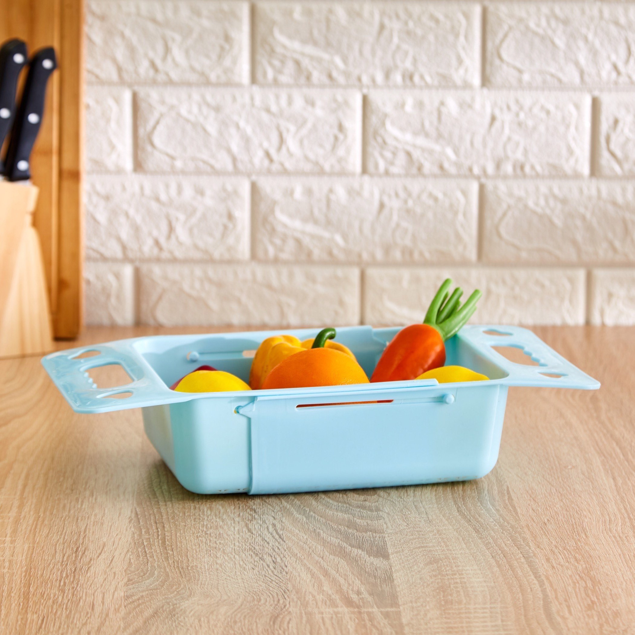 سلة مصفاة حوض للمطبخ قابلة للطي من إتش بي إس أو - 36x18x6 سم-hbxkitchen-kitchenware-foodpreparation-image-6