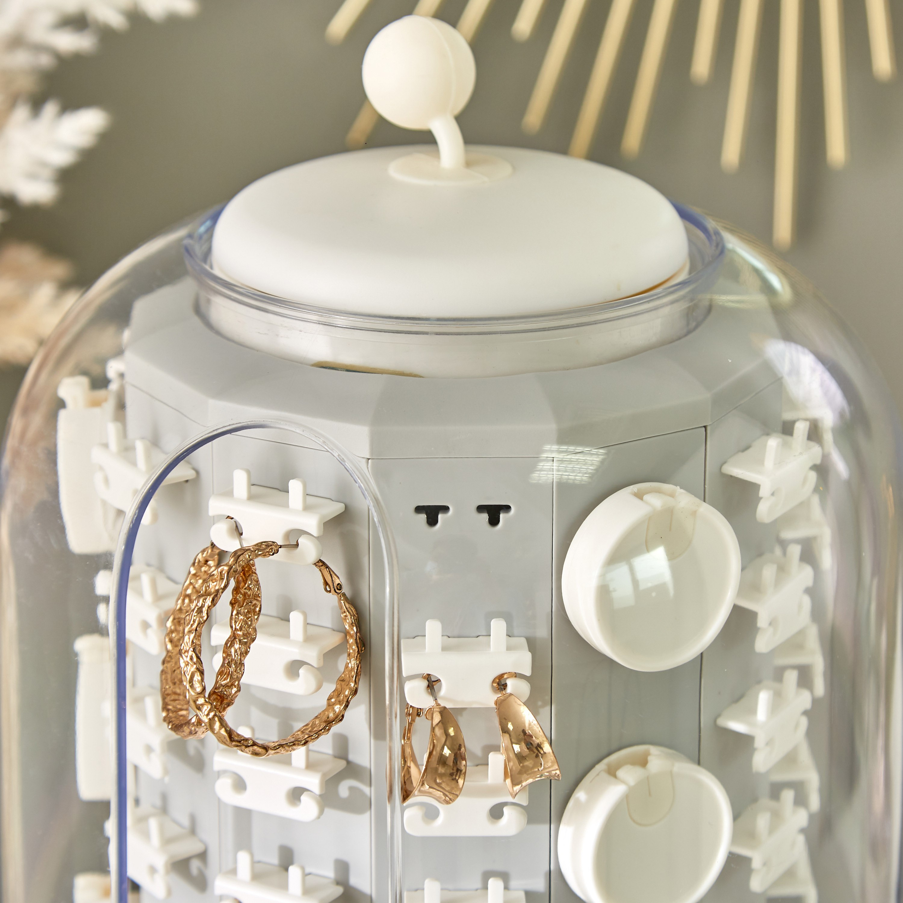 منظم تخزين مجوهرات دوار من بيانكا - 21x36 سم-hbxbedroom-bedroomaccessories-jewelleryboxesandholders-image-6