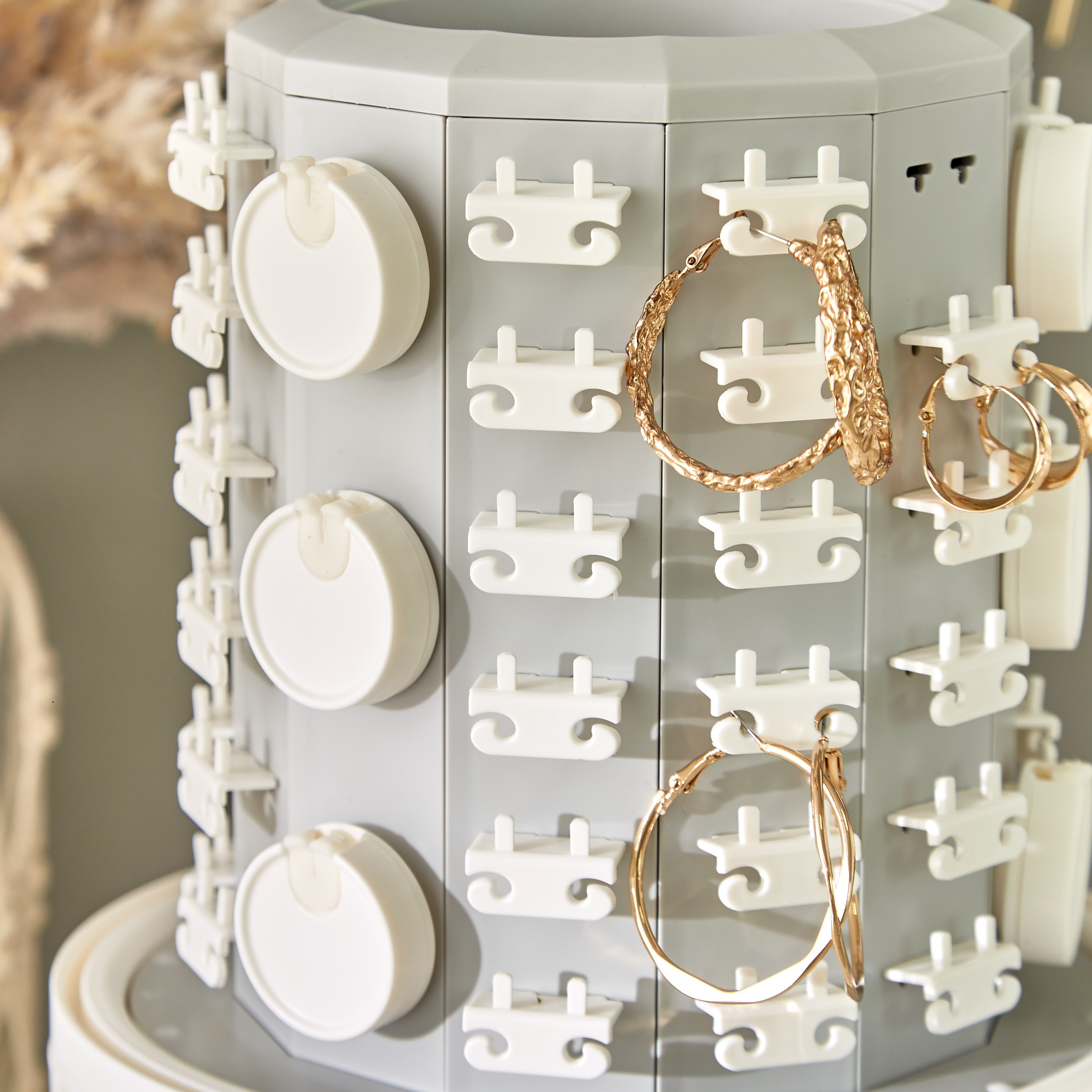 منظم تخزين مجوهرات دوار من بيانكا - 21x36 سم-hbxbedroom-bedroomaccessories-jewelleryboxesandholders-image-8