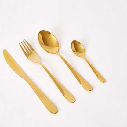 Festive 24-Piece Shiny Cutlery Set