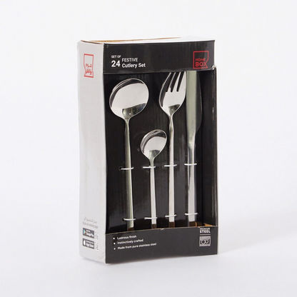 Festive 24-Piece Cutlery Set