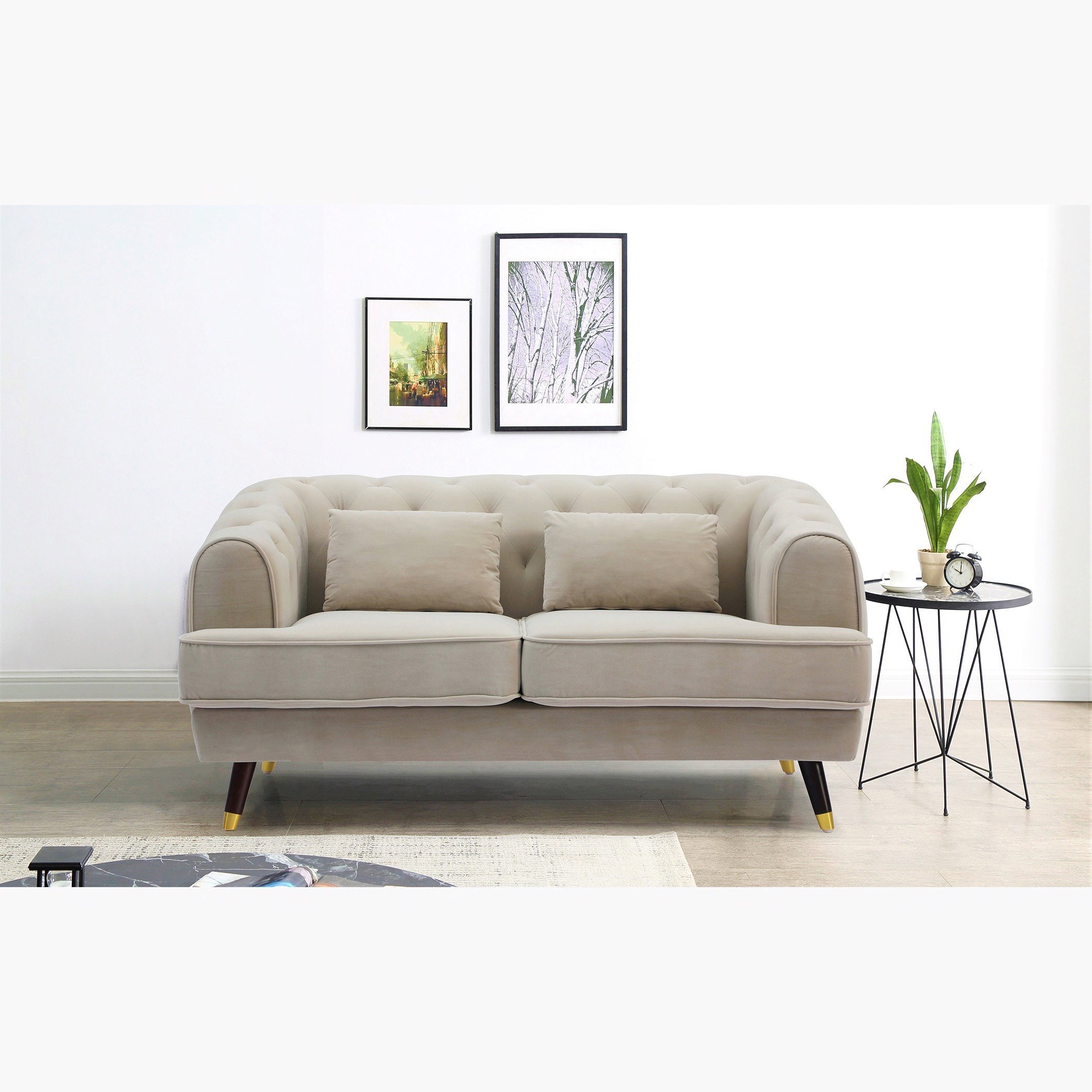 كنبة مخملية مقعدين مع وسادتين - أليسون-hbxlivingroom-sofasandarmchairs-sofas-image-1