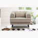 Alison 1-Seater Velvet Sofa with Cushion-Armchairs-thumbnail-0