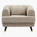 Alison 1-Seater Velvet Sofa with Cushion-Armchairs-thumbnail-1