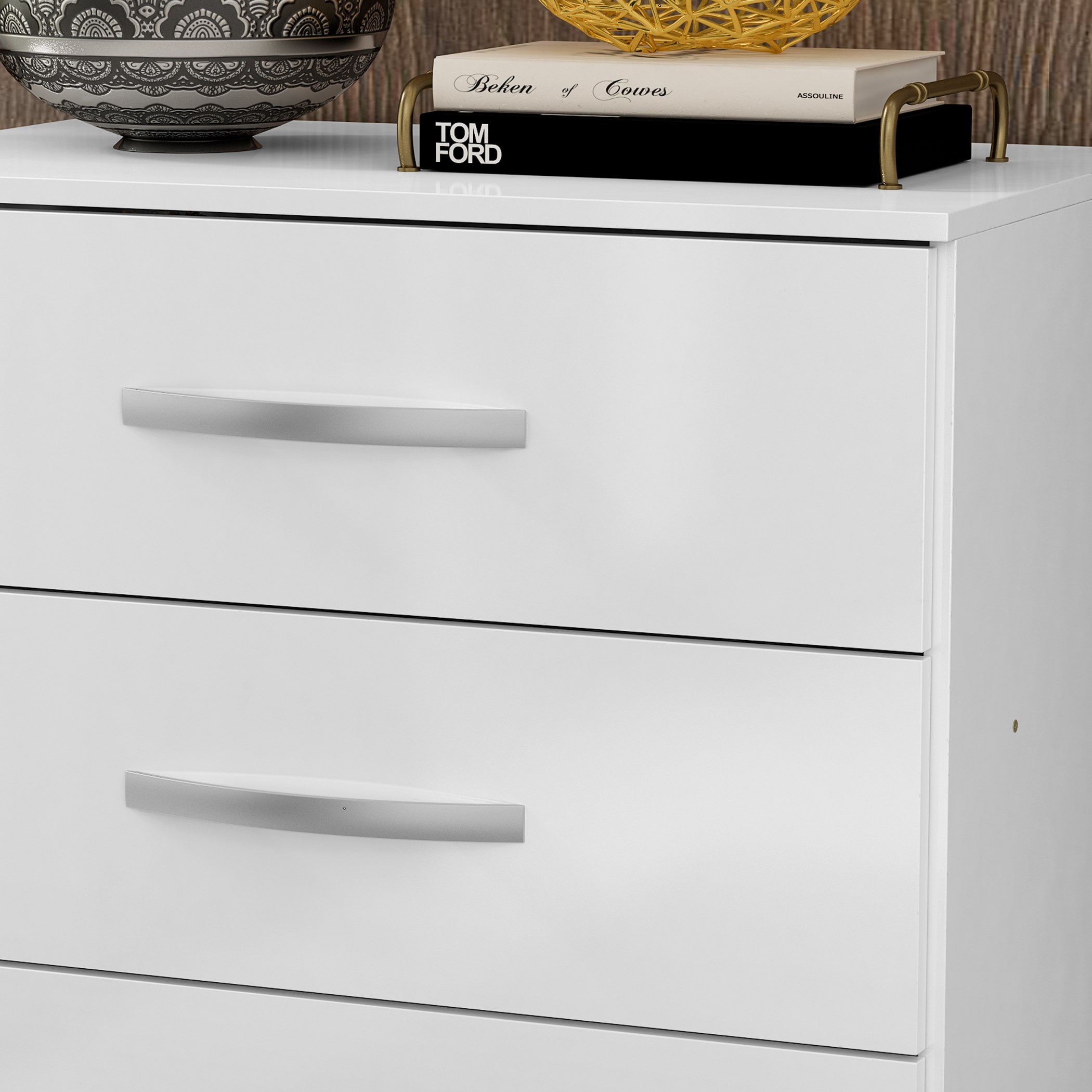 وحدة تخزين عالية اللمعان 3 أدراج - كلارا من موڤو -hbxfurniture-dressersandchests-chestofdrawers-image-5