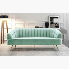 Melrose 3-Seater Velvet Sofa