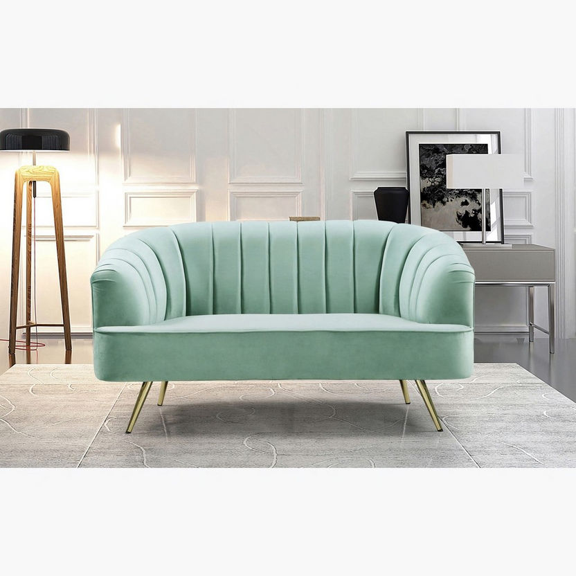 Melrose 2-Seater Velvet Sofa-Sofas-image-0