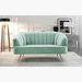Melrose 2-Seater Velvet Sofa-Sofas-thumbnail-0