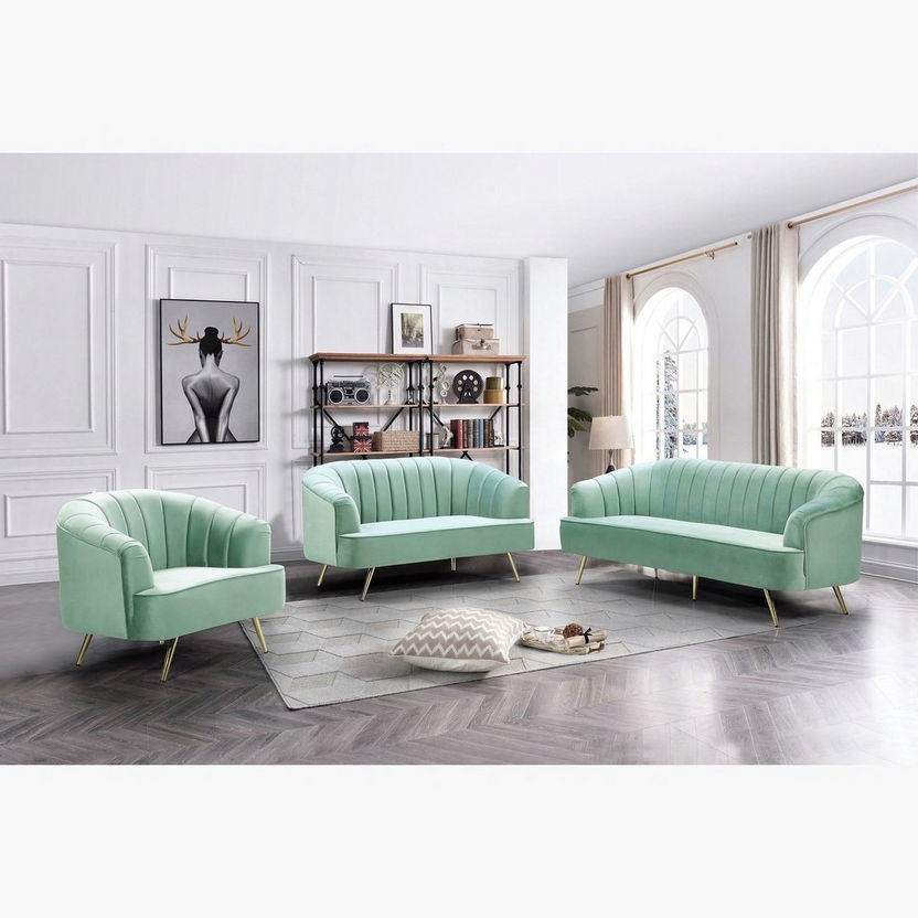 Melrose 2-Seater Velvet Sofa-Sofas-image-5