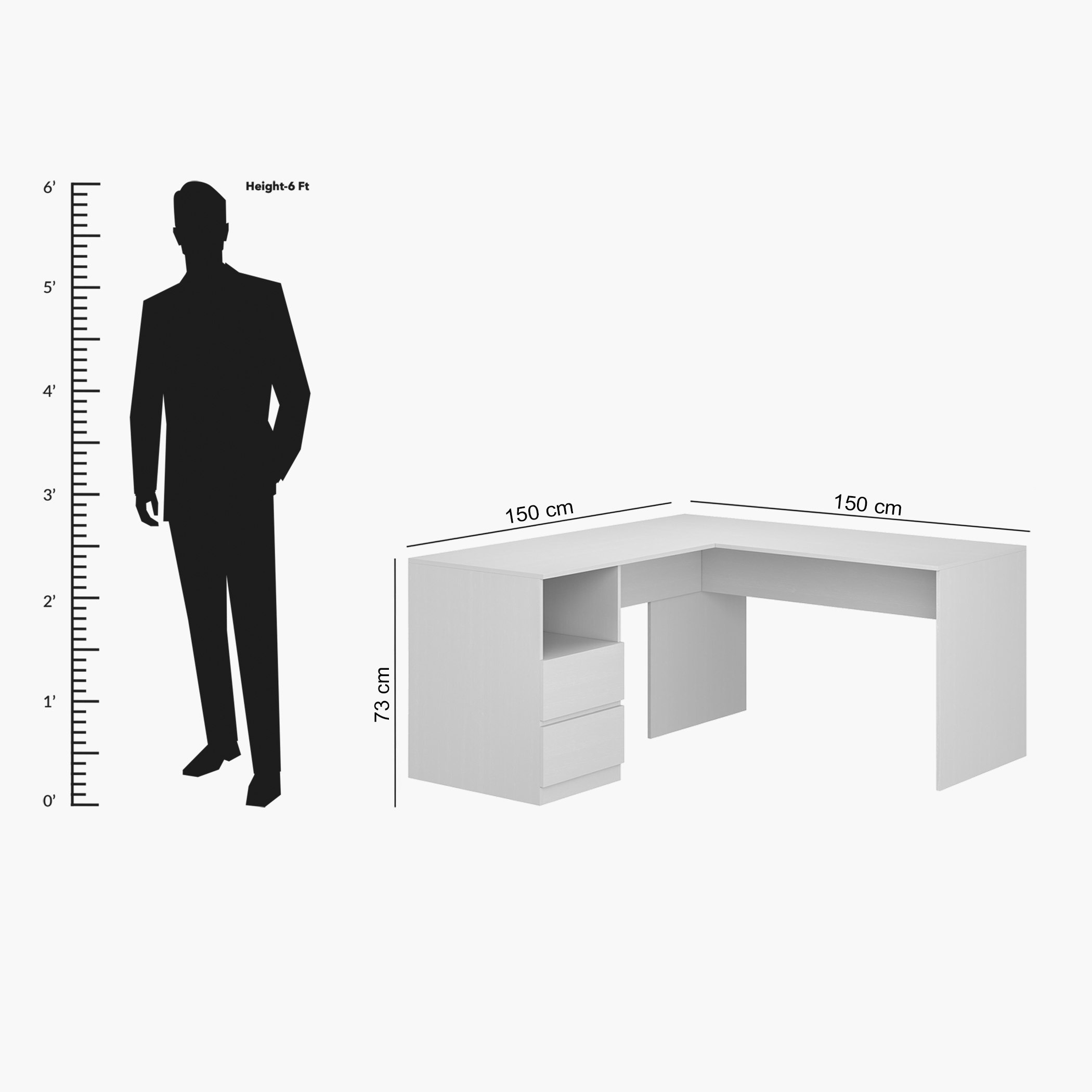 مكتب دراسة ركني من كولتورب-hbxfurniture-office-desks-image-7