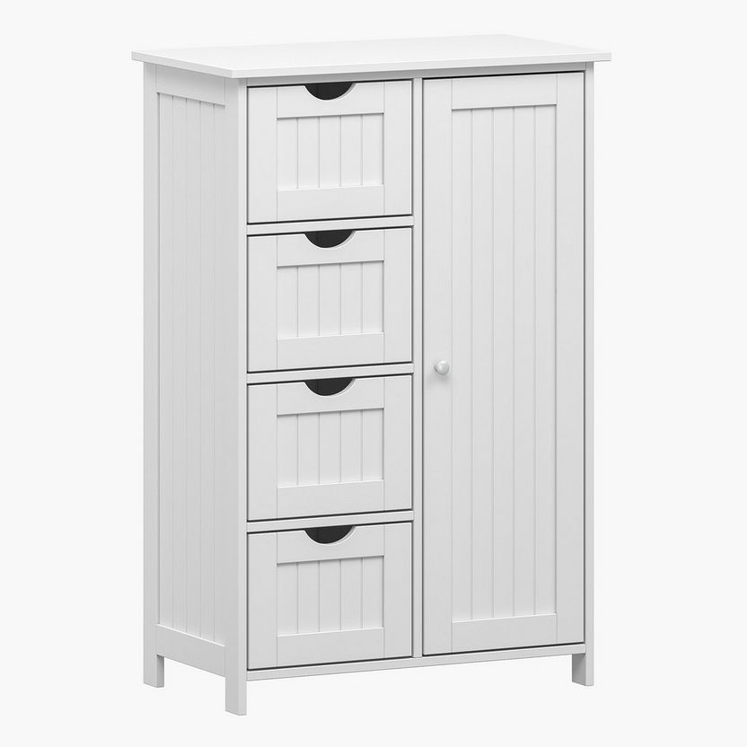 Caney 4-Drawer Bathroom Cabinet with Door-Organisers-image-2