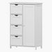 Caney 4-Drawer Bathroom Cabinet with Door-Organisers-thumbnail-3