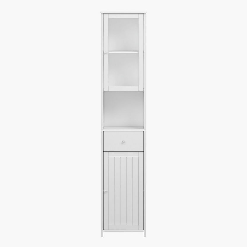 Caney 2-Door Tall Bathroom Cabinet with Drawer-Bedroom Storage-image-3