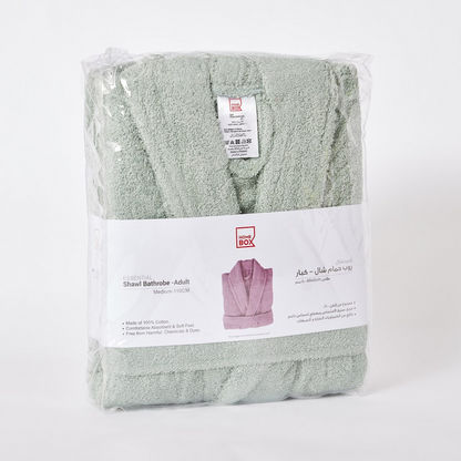 Essential Cotton Shawl Adult Bathrobe - Medium