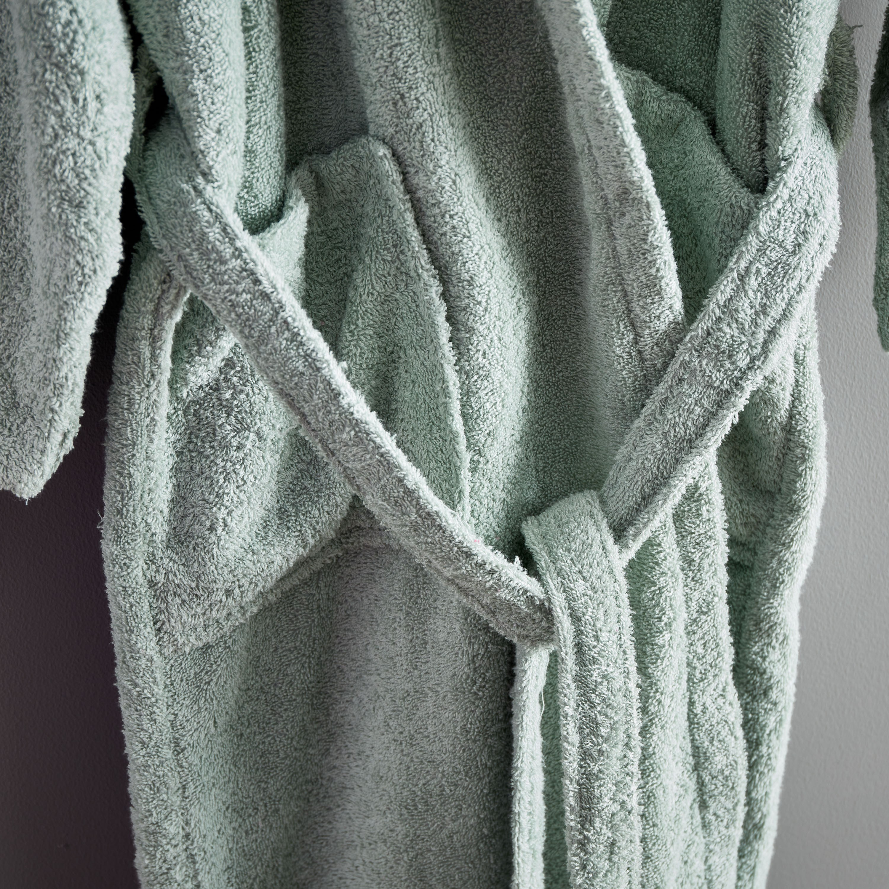 روب حمّام منسدل قطن للكبار من إسينشيال - كبير-hbxbathroom-bathroomtextiles-image-4