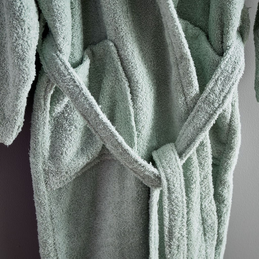Essential Cotton Shawl Adult Bathrobe - Large-Bathroom Textiles-image-3