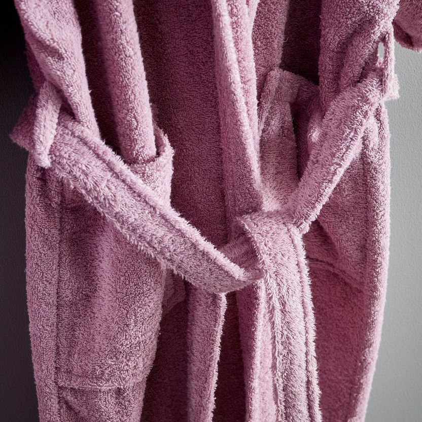 Essential Cotton Shawl Adult Bathrobe - Large-Bathroom Textiles-image-2