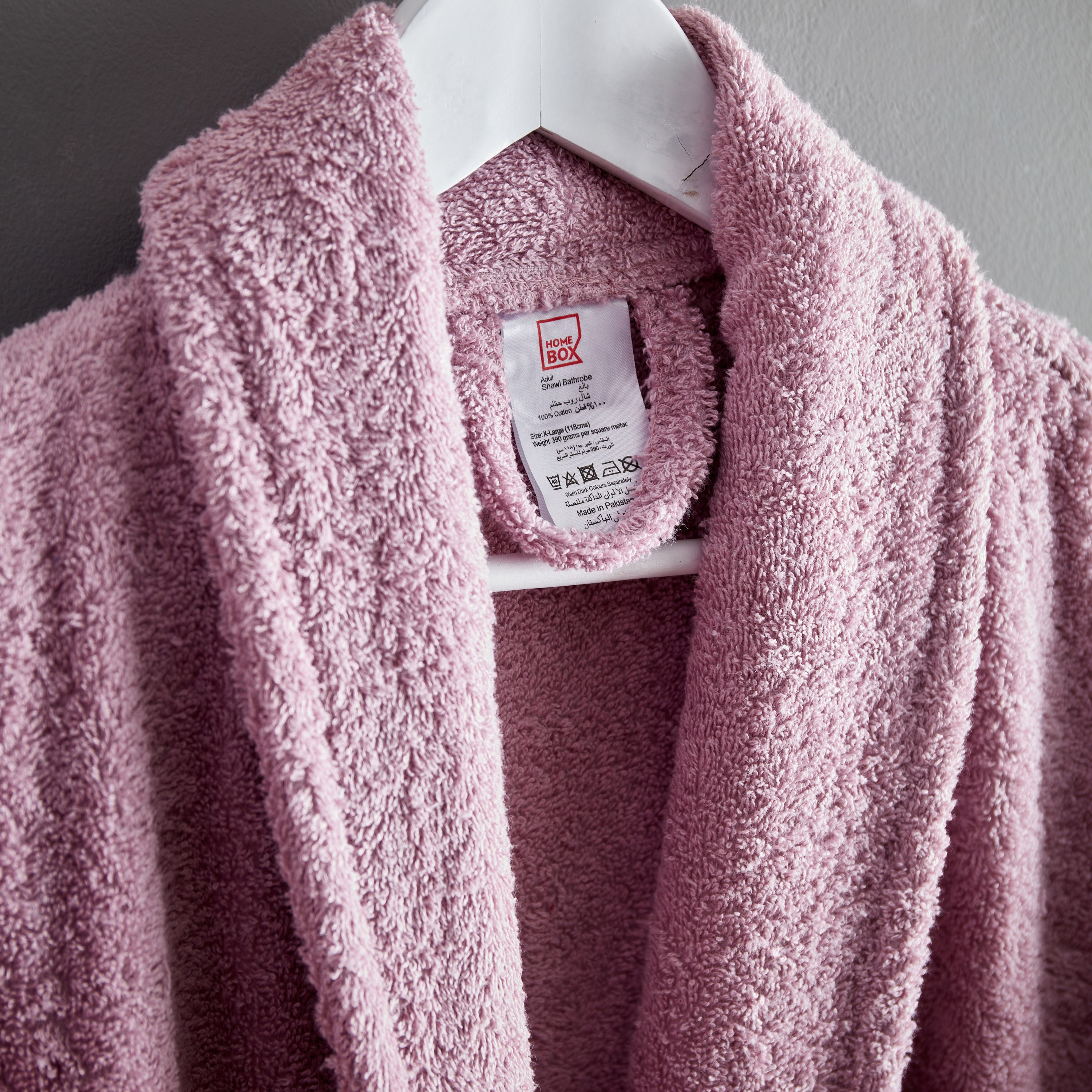 روب حمّام منسدل للبالغين من إسنشيال - كبير-hbxbathroom-bathroomtextiles-image-4