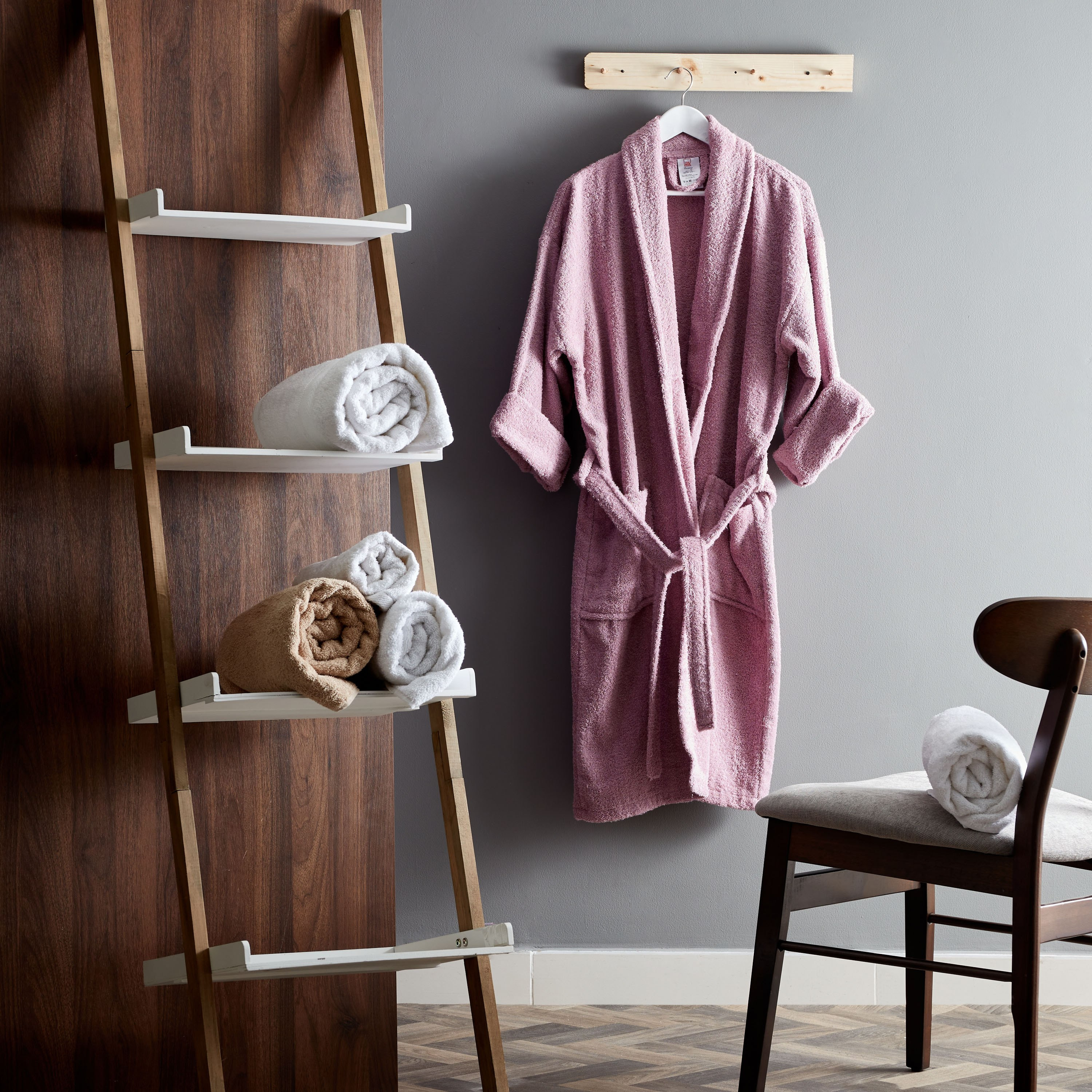 روب حمّام منسدل للبالغين من إسنشيال - كبير-hbxbathroom-bathroomtextiles-image-5