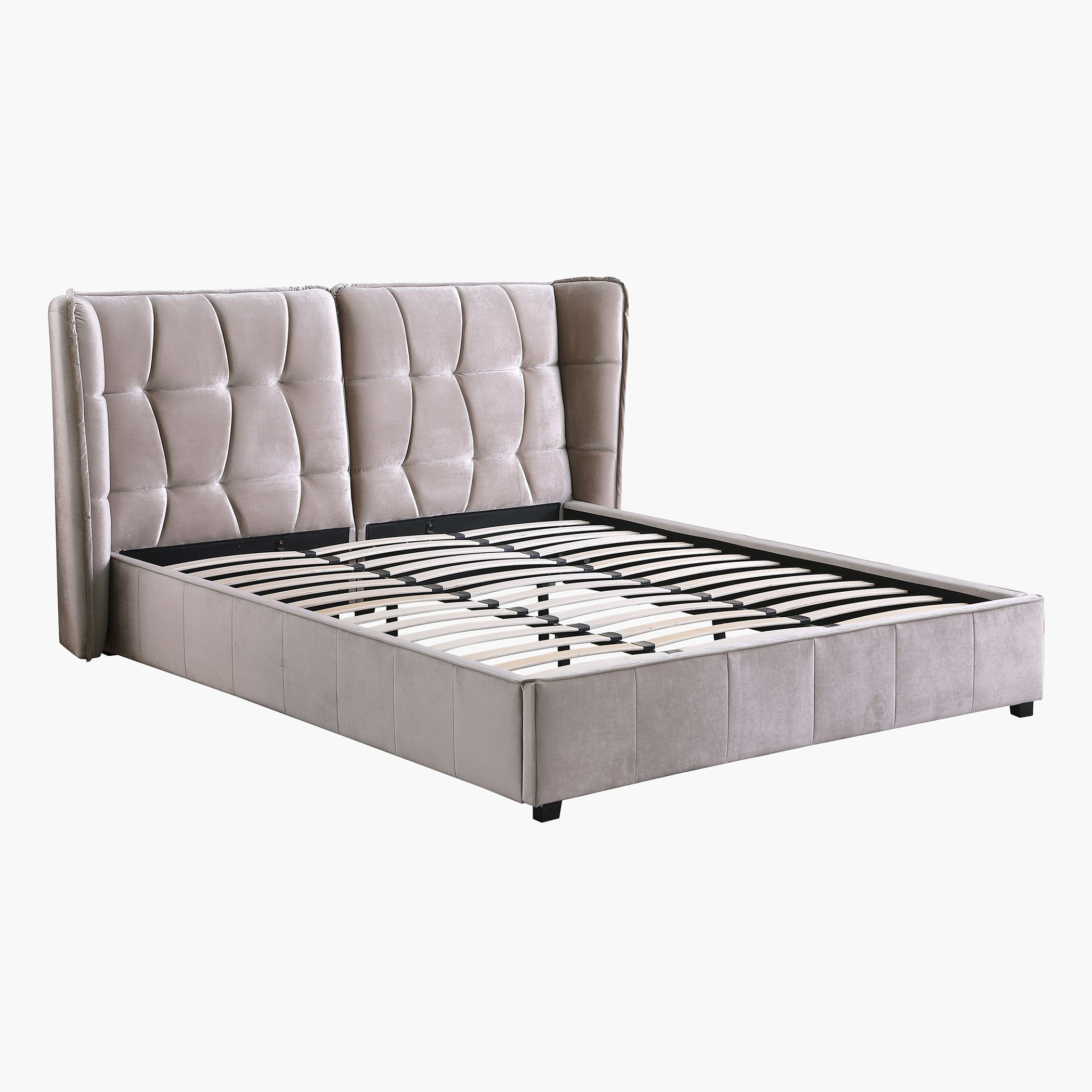 Movo Taylor Adele King Upholstered Bed - 180x200 cm-hbxfurniture-bedsandbedsets-beds-king-image-4