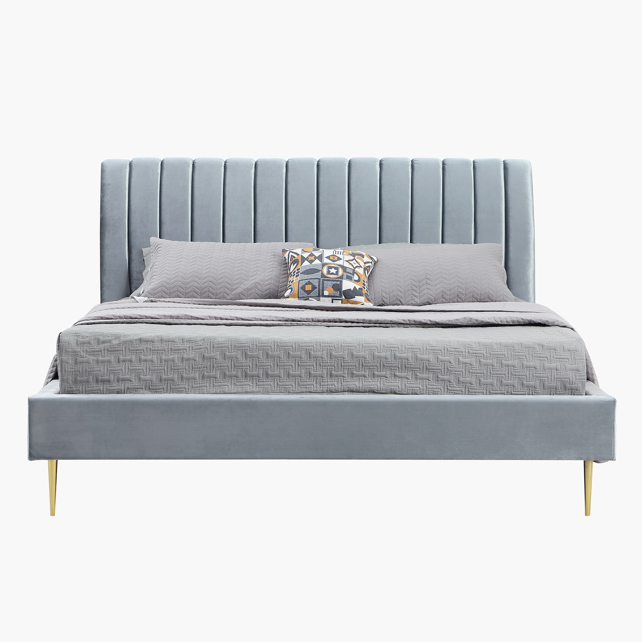 سرير كينج منجّد من تايلور أريانا - 180x200 سم-hbxfurniture-bedsandbedsets-upholsteredbeds-king-image-3