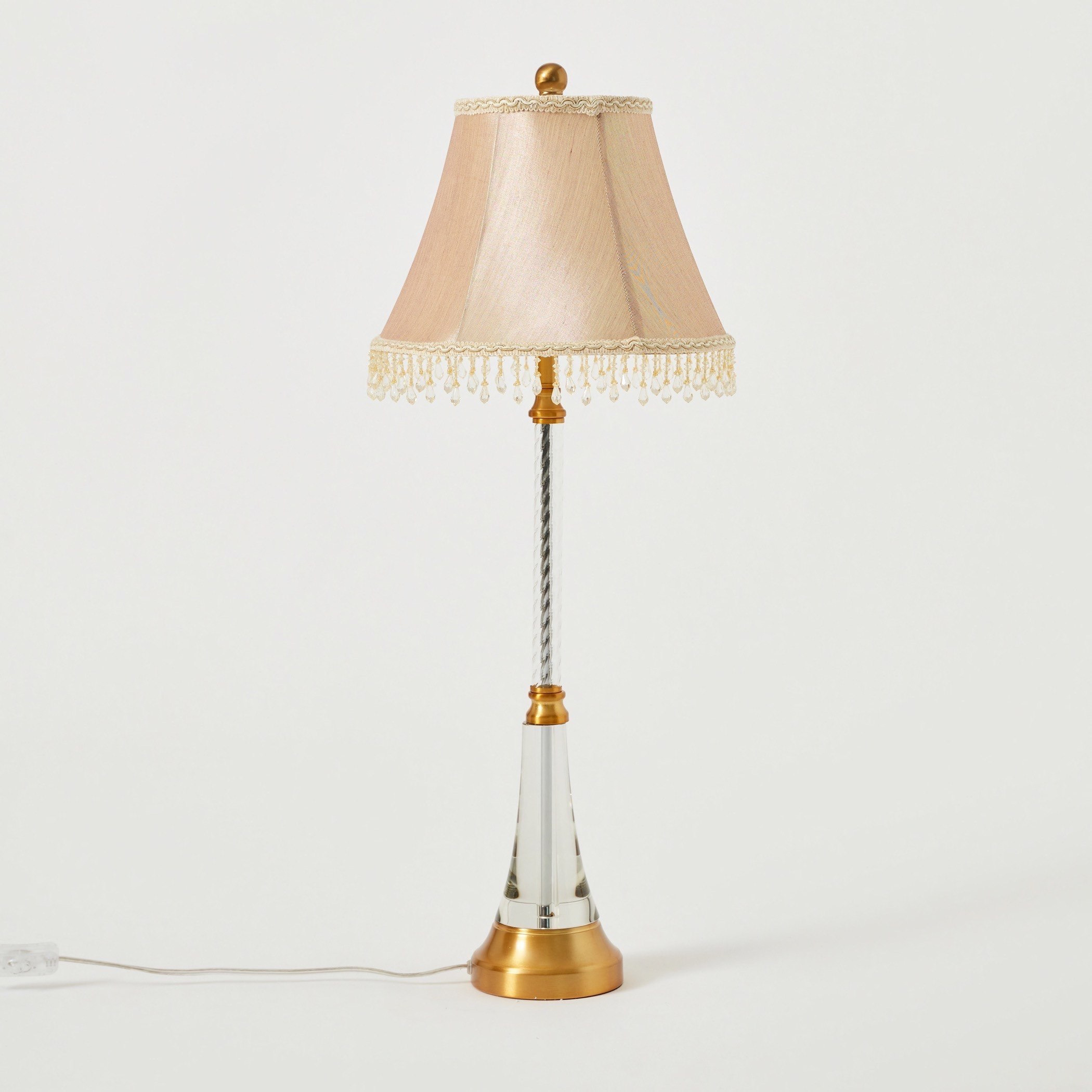 Crystal and deals brass table lamps