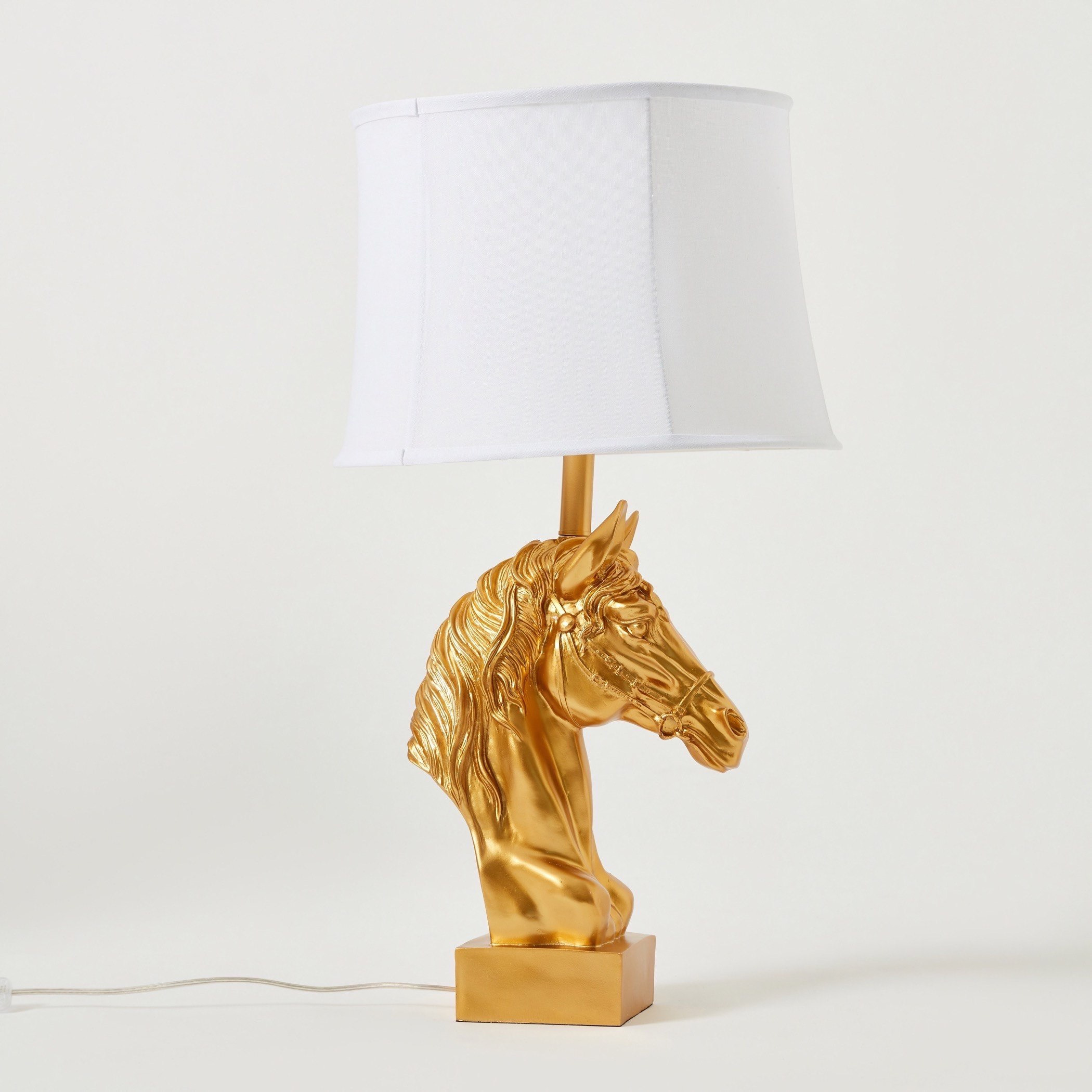 مصباح طاولة بقاعدة راتنج على شكل حصان من أريانا - 40x40x72 سم-hbxlivingroom-lighting-tablelamps-image-5