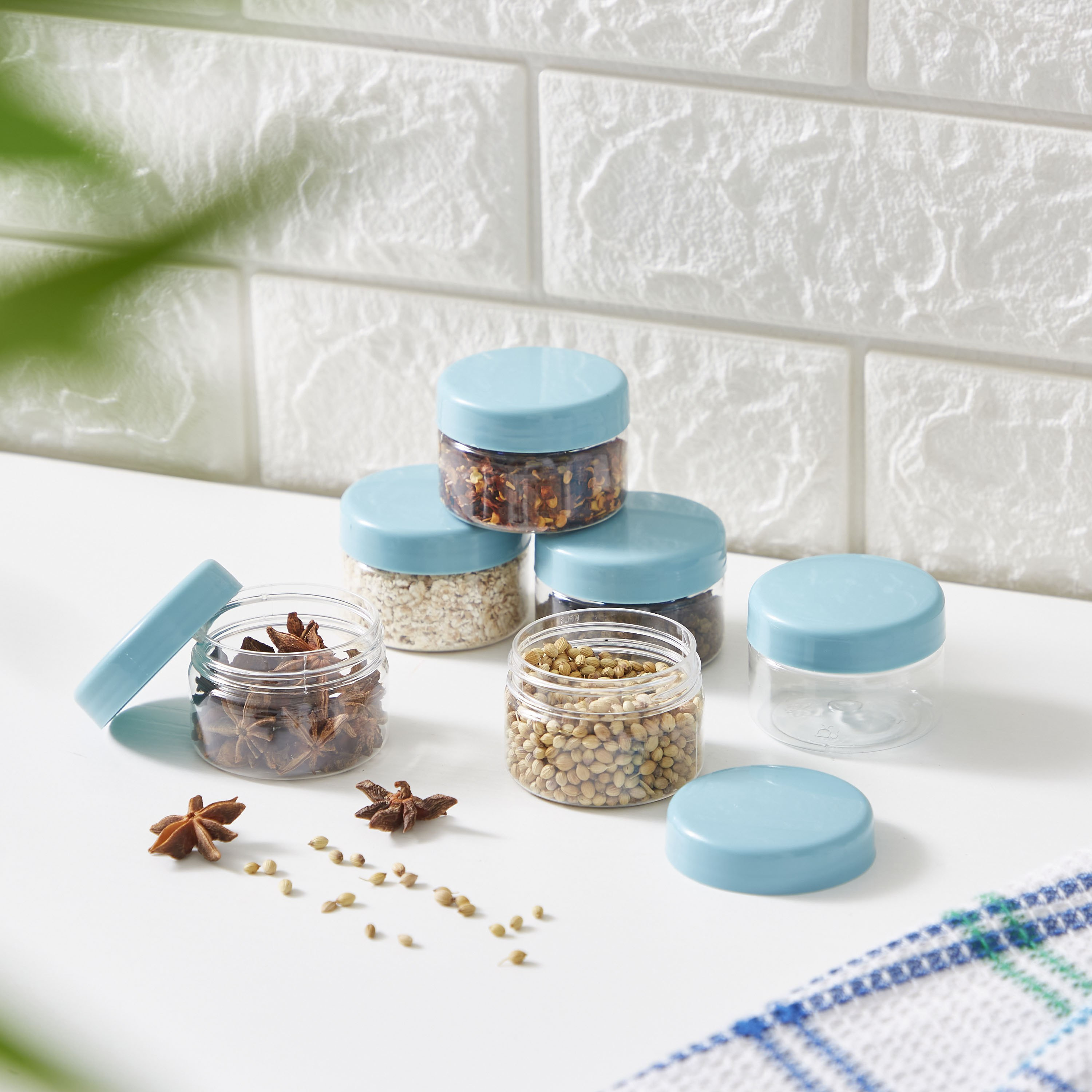 طقم حاويات تخزين متعددة الاستخدامات 6 قطع من سبيكترا بت - 50 مل-hbxhomeware-hbxkitchen-image-1