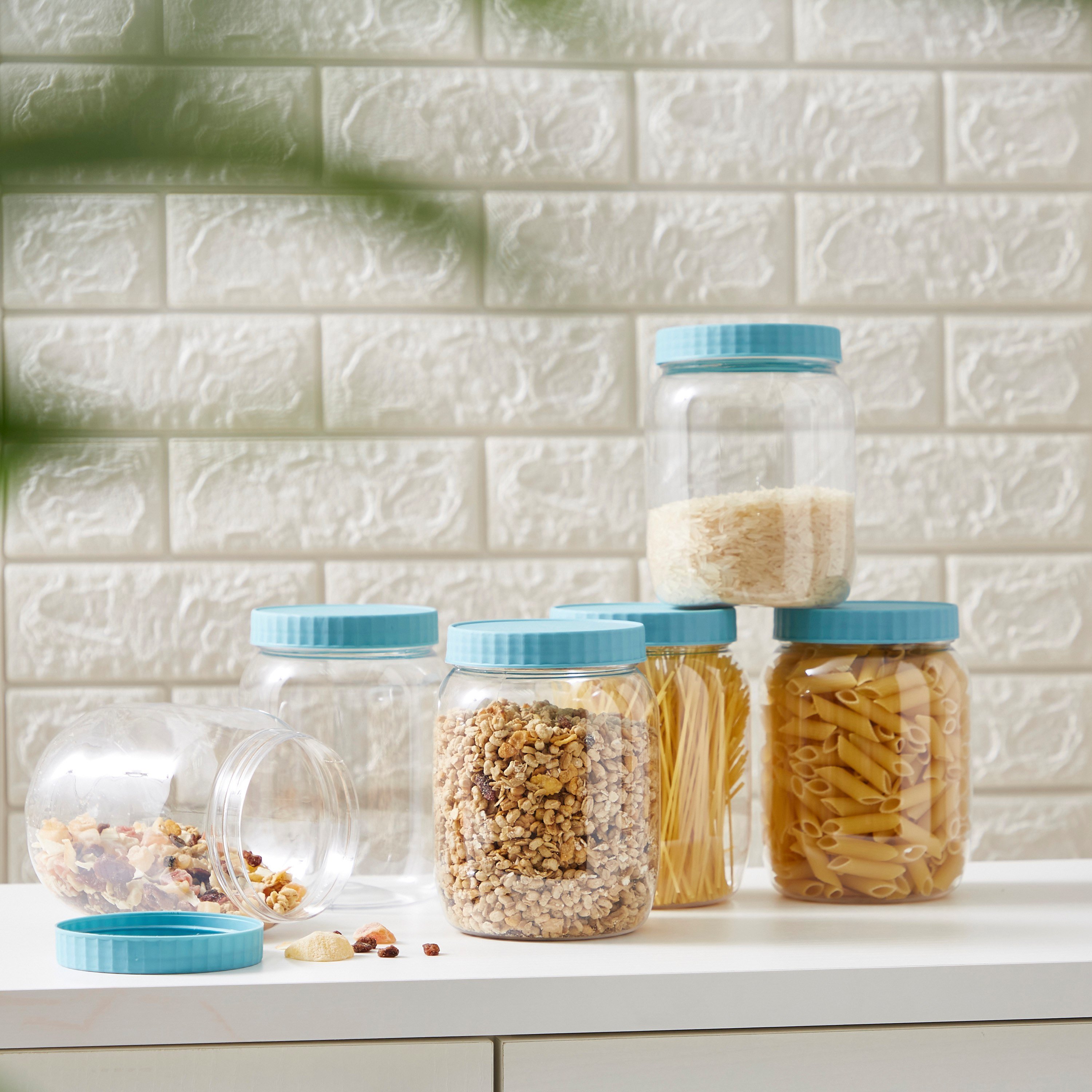 طقم حاويات تخزين متعددة الاستعمالات 6 قطع من سبيكترا بت - 1 لتر-hbxhomeware-hbxkitchen-image-1
