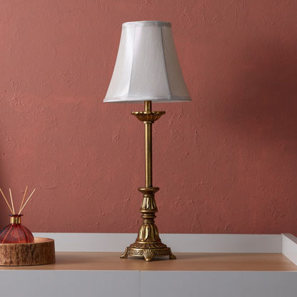 Ariana Resin Antique Style Base Table Lamp - 23x23x62 cms