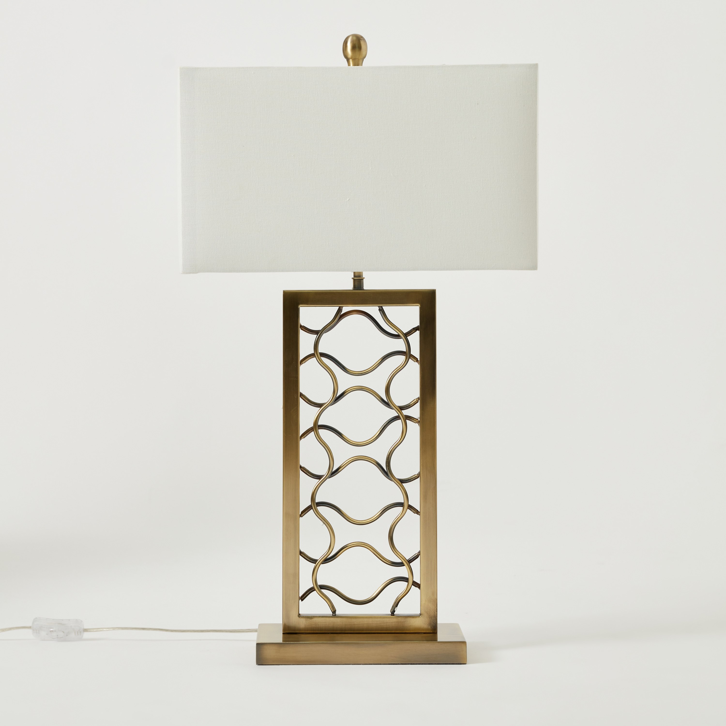 مصباح طاولة بقاعدة معدنية من أريانا - 20x40x71 سم-hbxlivingroom-lighting-tablelamps-image-5